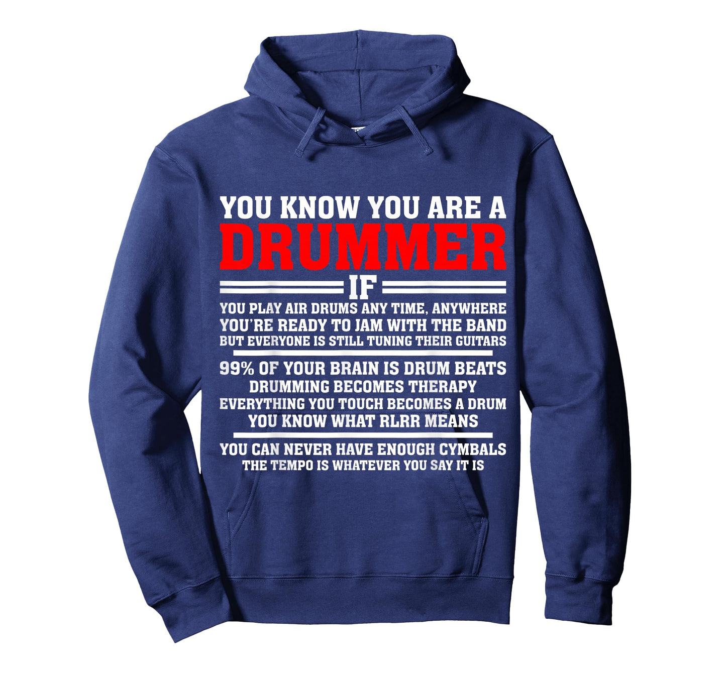 You Know You Are Drummer If You Play Air Drum Anytime T-Shirt