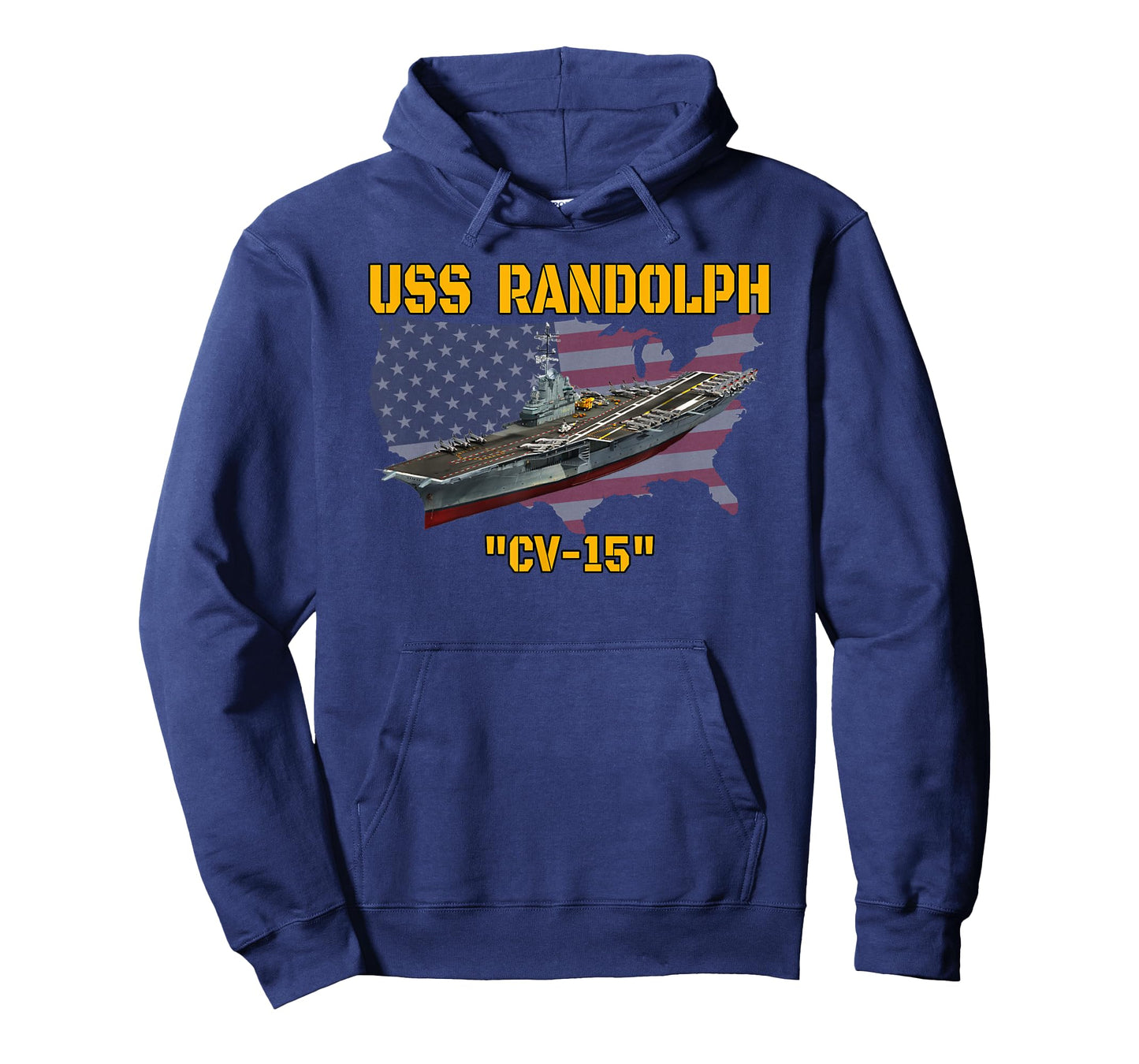 Aircraft Carrier USS Randolph CV-15 Veterans Day Fathers Day T-Shirt