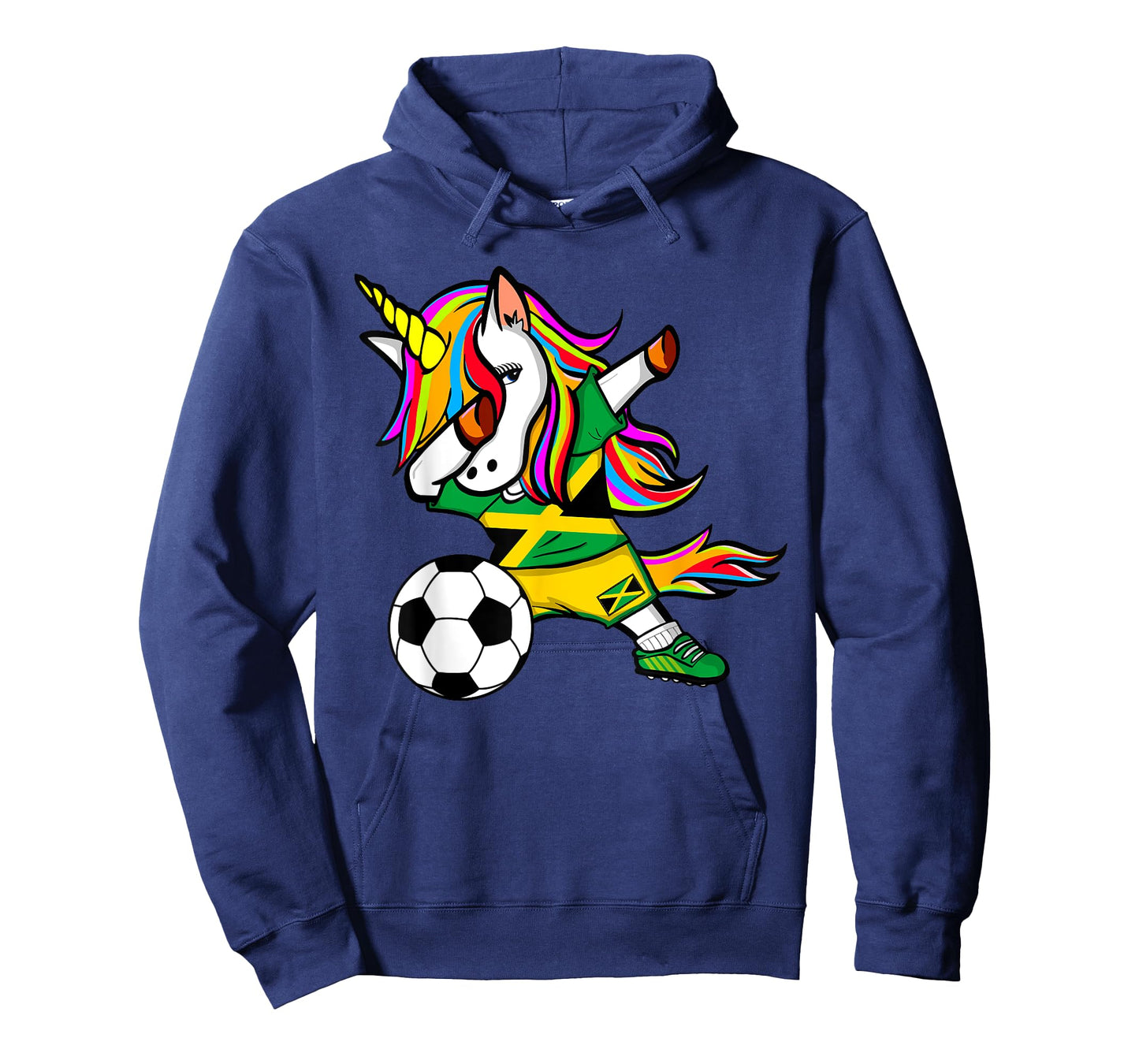 Dabbing Unicorn Jamaica Soccer Jersey 2019 Jamaican Football T-Shirt