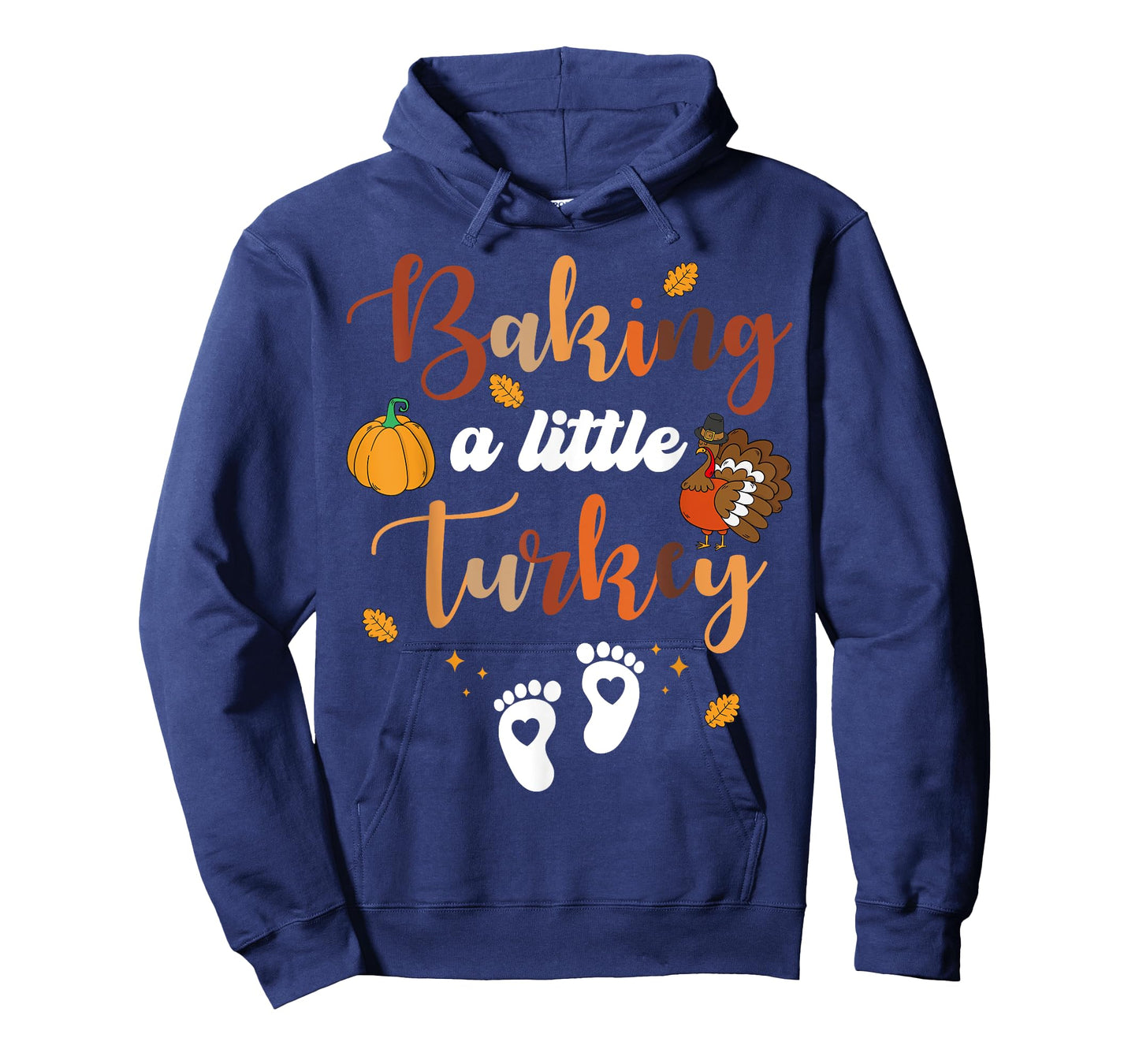 Baking A Little Turkey Thanksgiving Pregnancy Announcement T-Shirt