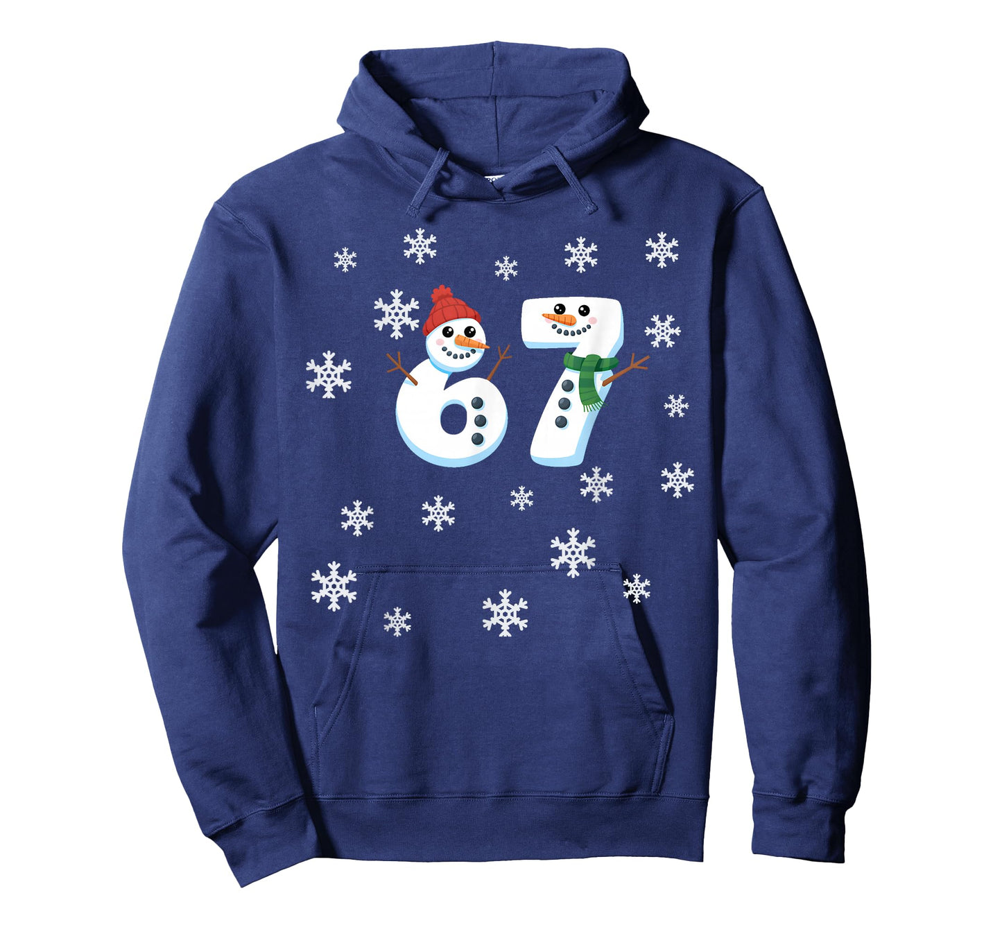 Funny 67 Winter Snowman Middle School 6 7 Funny 67 Meme T-Shirt