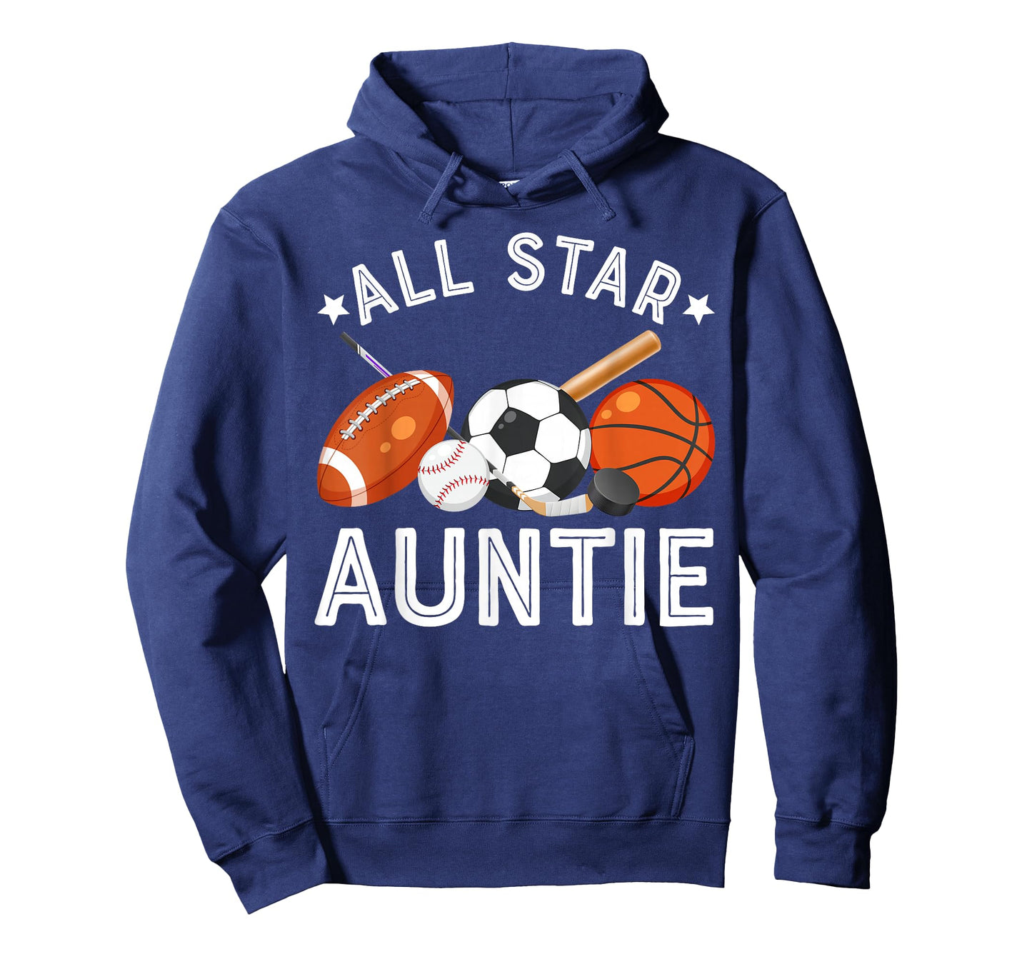 All Star Auntie Of The Birthday Boy Basketball Soccer Sport T-Shirt
