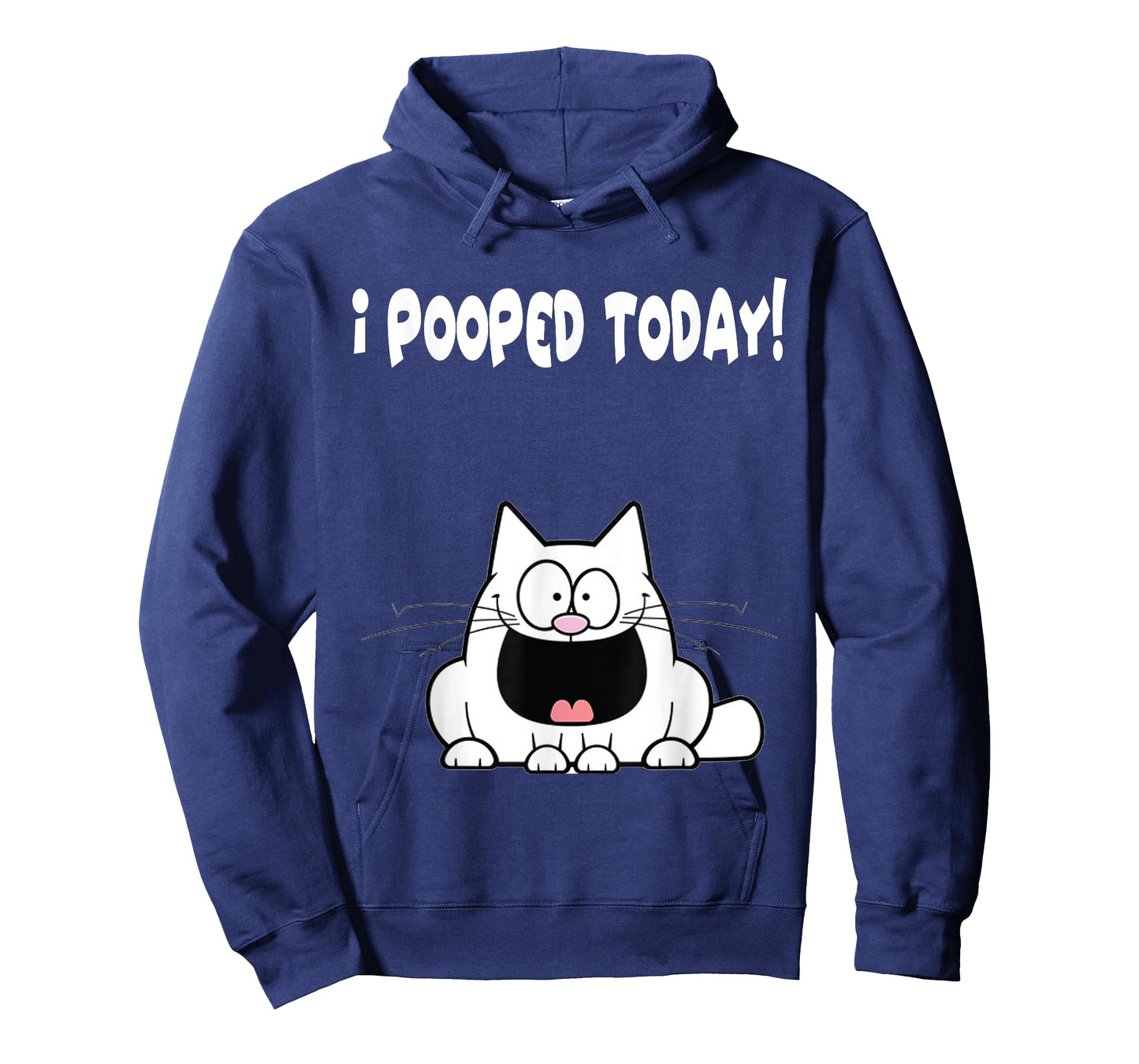 I Pooped Today Shirt Funny Cat Humor Hilarious Tee Apparel T-Shirt