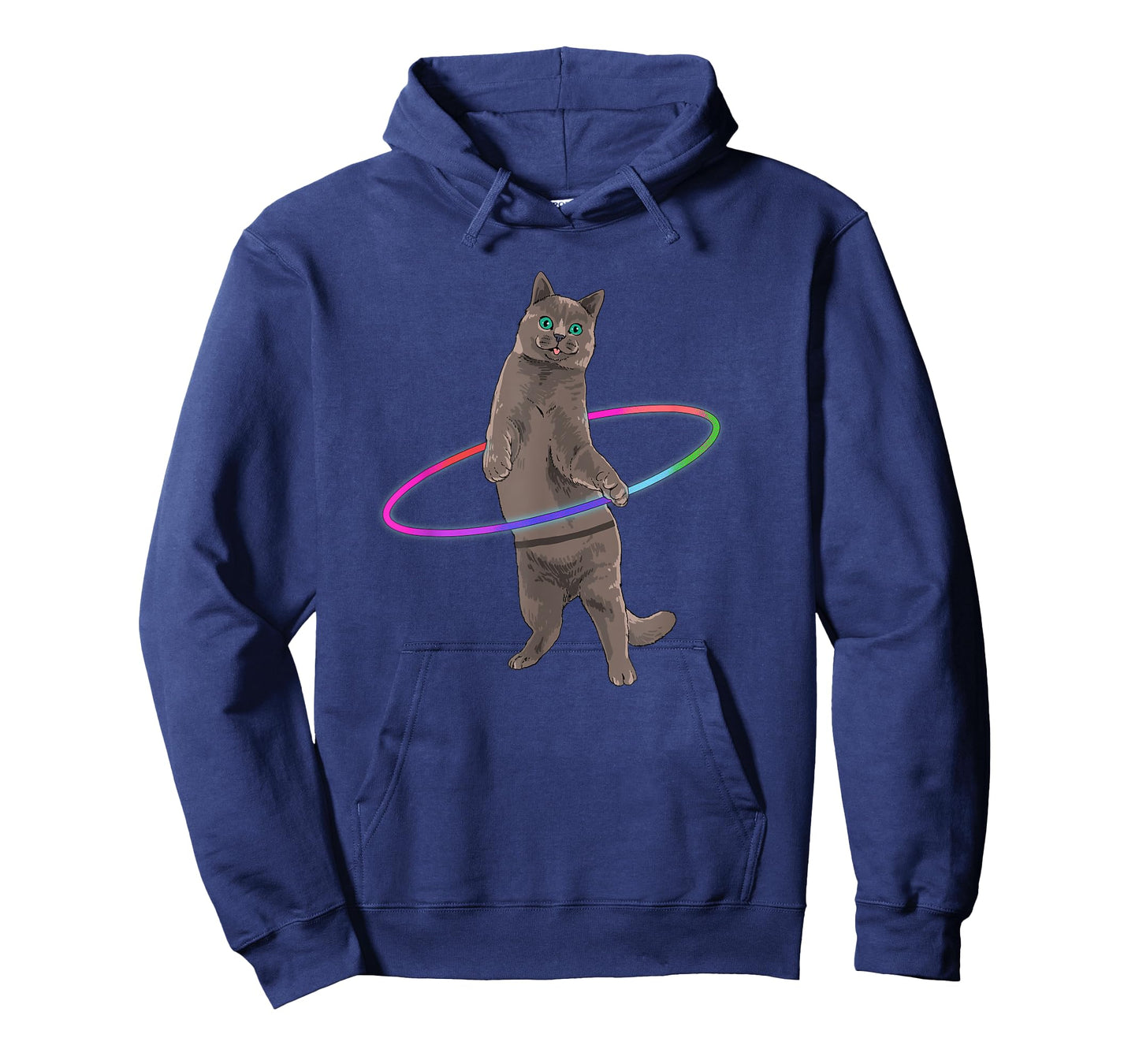 Weird Cat Shirt Kitten Dancing Hula Hoop Dance Cat Lover T-Shirt
