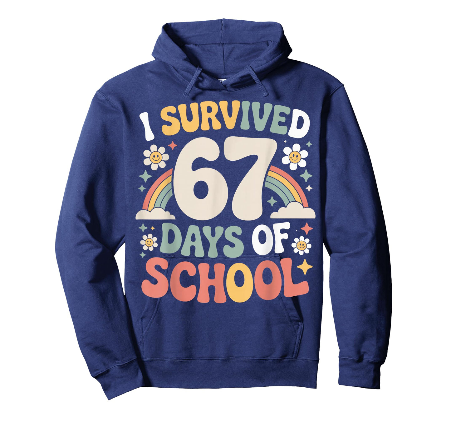 I Survived 67 Days of School Funny Teacher and Student T-Shirt