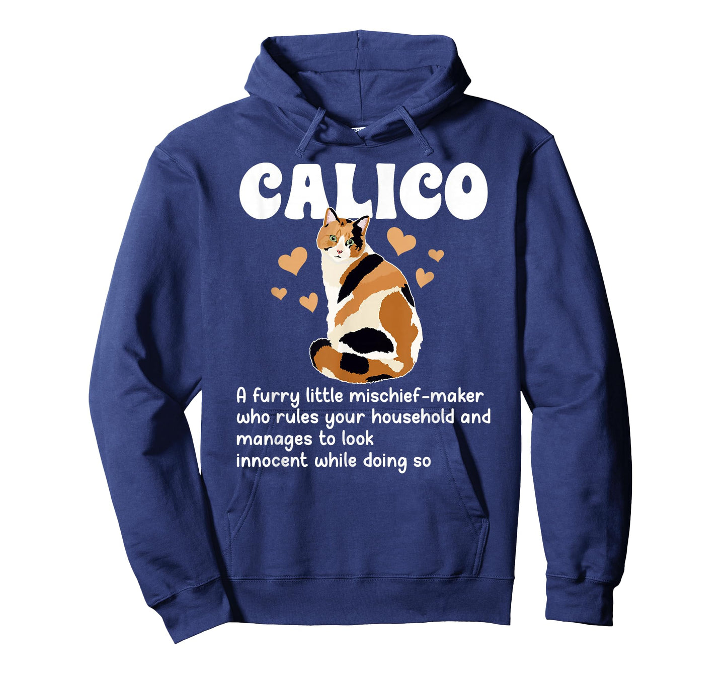 Calico Cat Definition Calico Cat Owner Calico Cat Lover T-Shirt