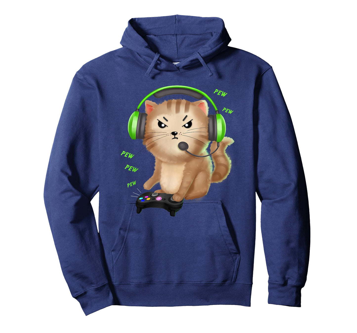 Cat Gaming Gift Video Games Lover Nerd Girl T-Shirt