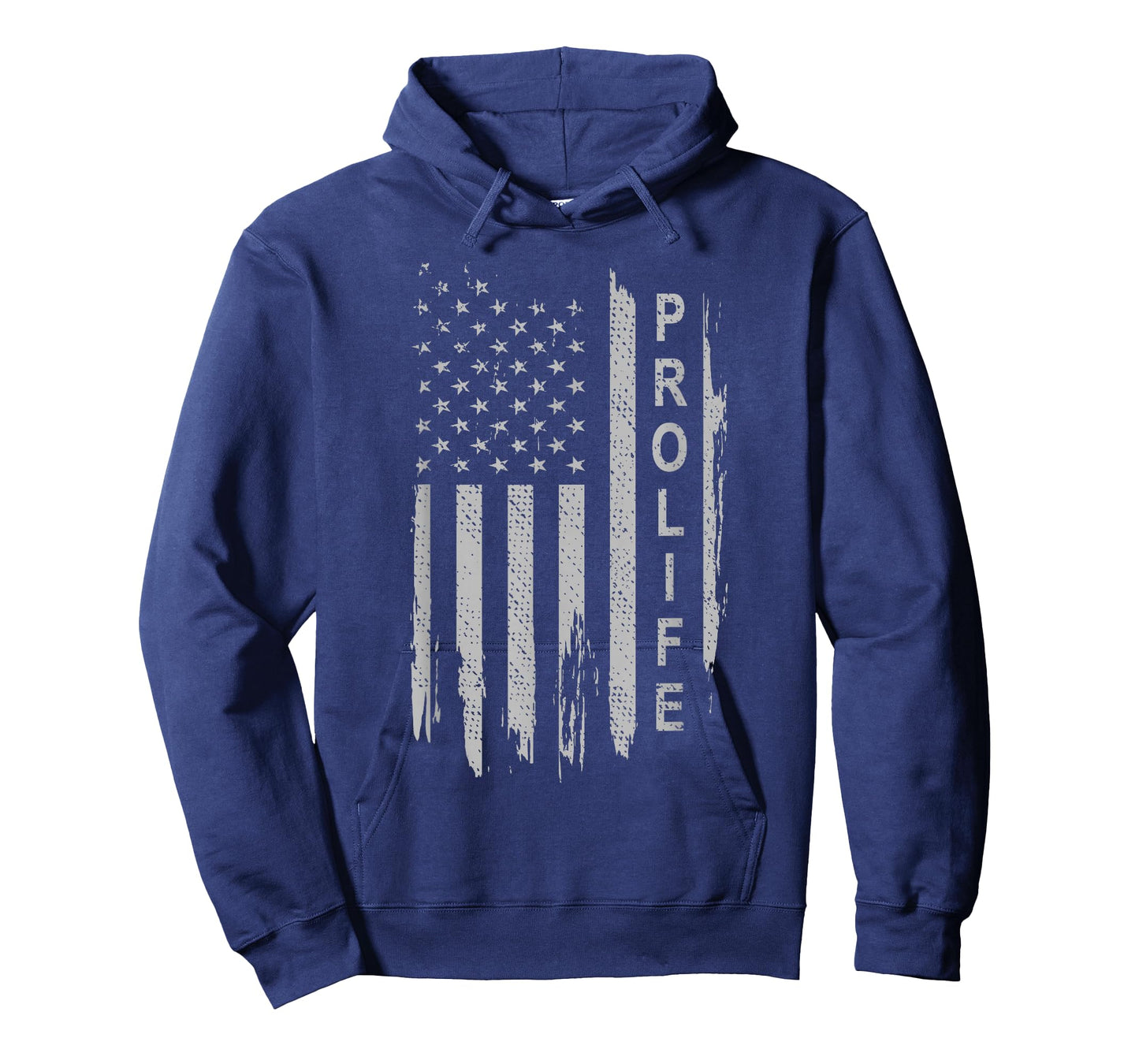Pro Life on American Flag T-Shirt