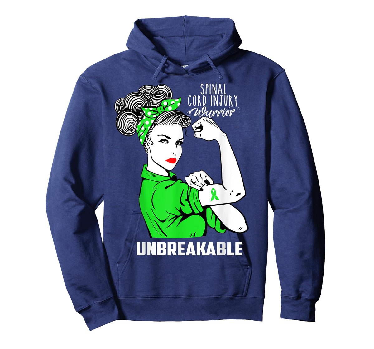 Spinal Cord Injury Warrior Unbreakable Shirt Awareness Gift T-Shirt