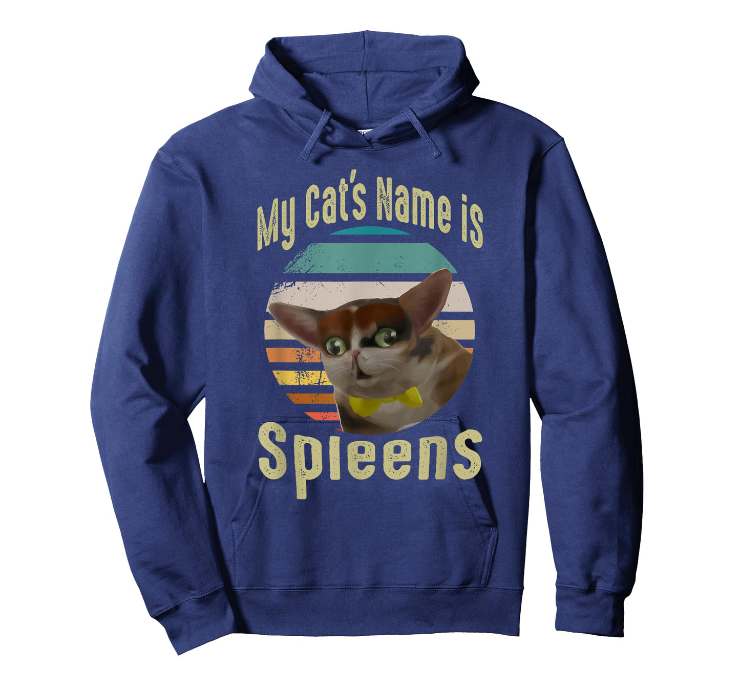 My Cat's Name Is Spleens Funny Spleen The Cat Lover T-Shirt for Men Women