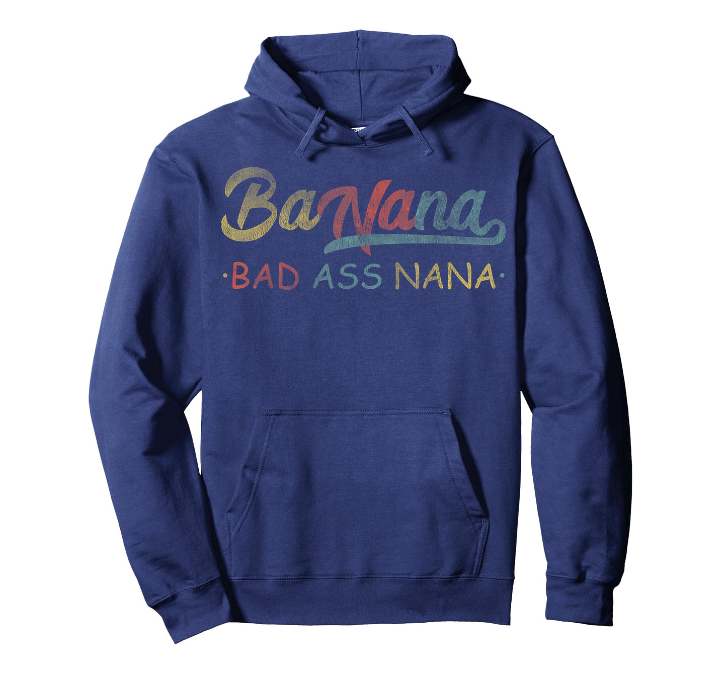 Retro Banana Badass Nana Granny Grandma Funny Mothers Day T-Shirt