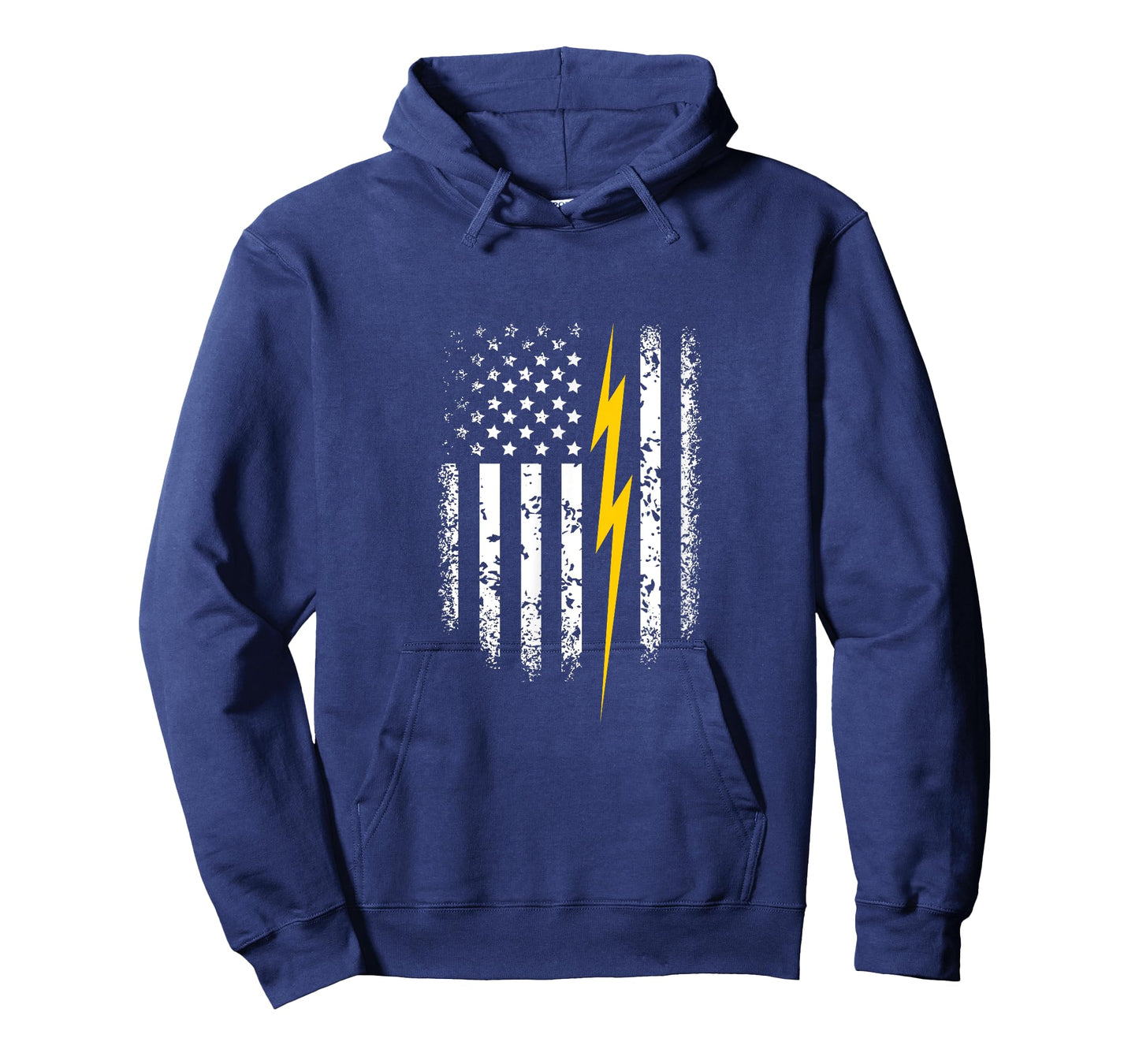 American Flag Patriotic Electrician Electrical Wiring Women Men T-Shirt