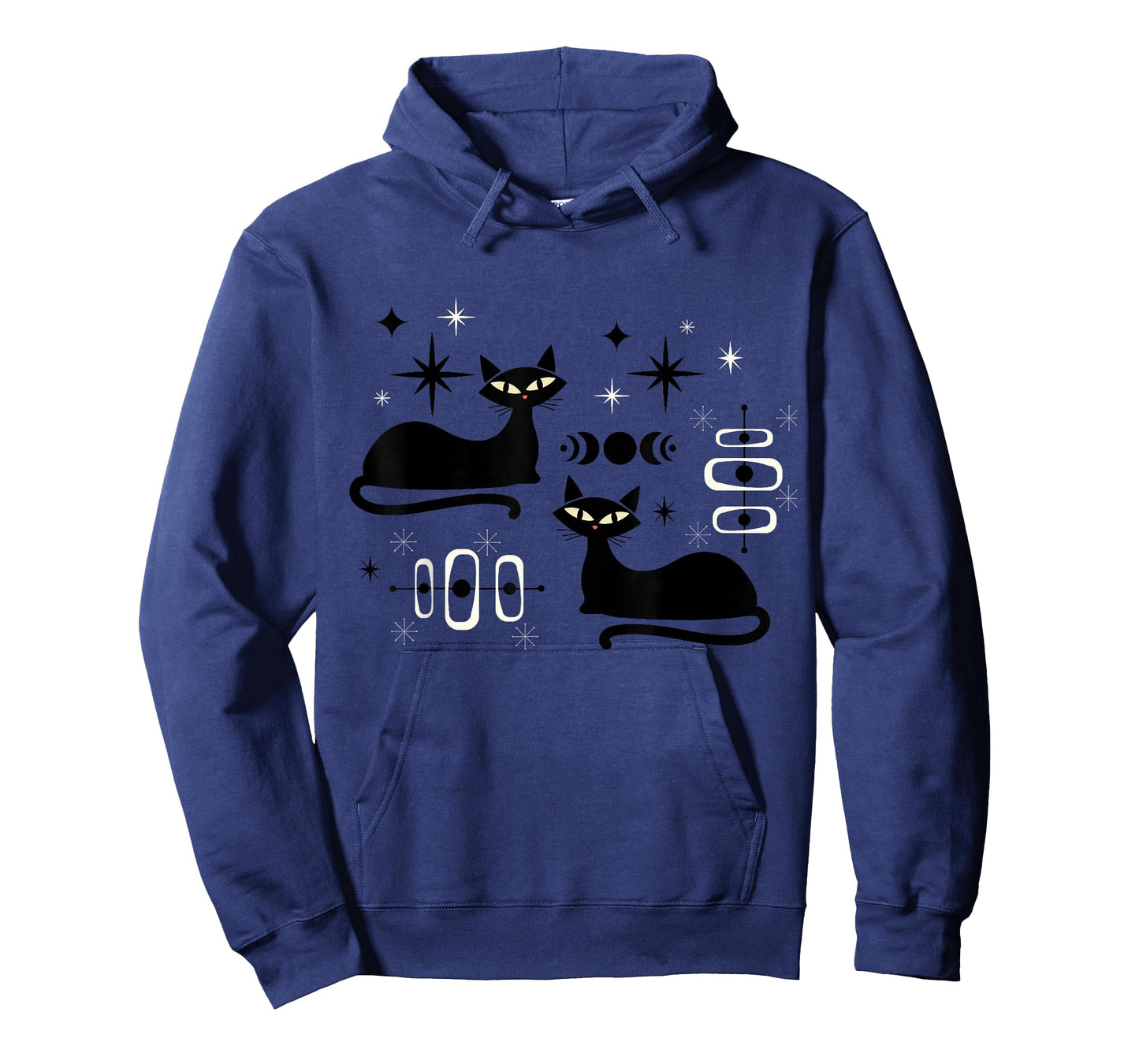 Midcentury Mid Century Cat Retro Atomic Age Space Modern T-Shirt