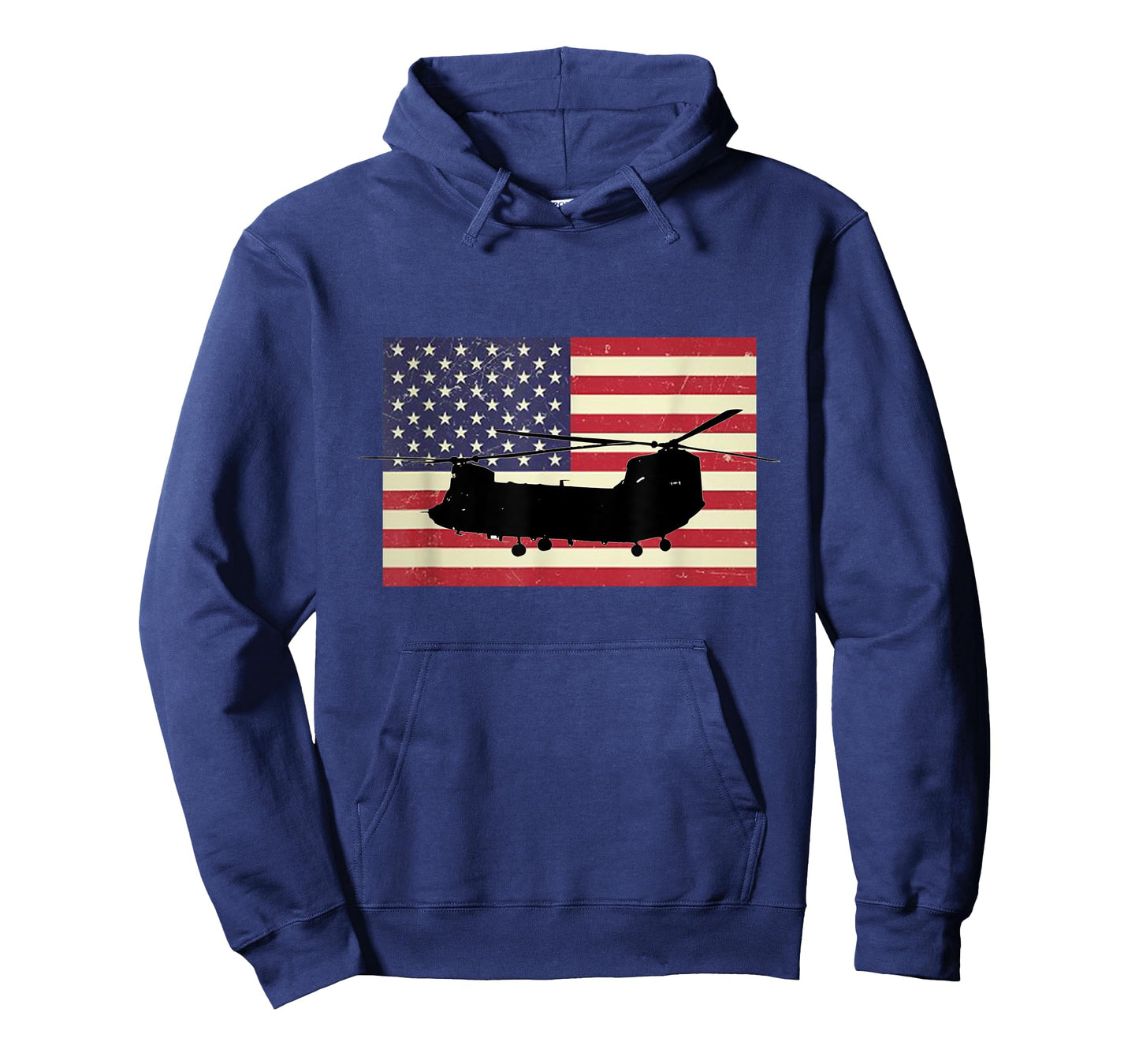 American USA Flag Chinook Helicopter Army Military Pilot T-Shirt for Women Kids Men