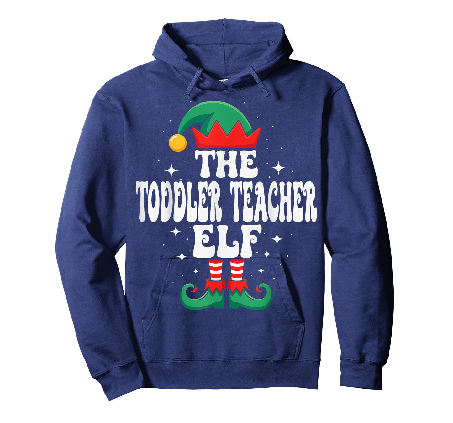 The Toddler Teacher Elf Funny Christmas Matching Family T-Shirt
