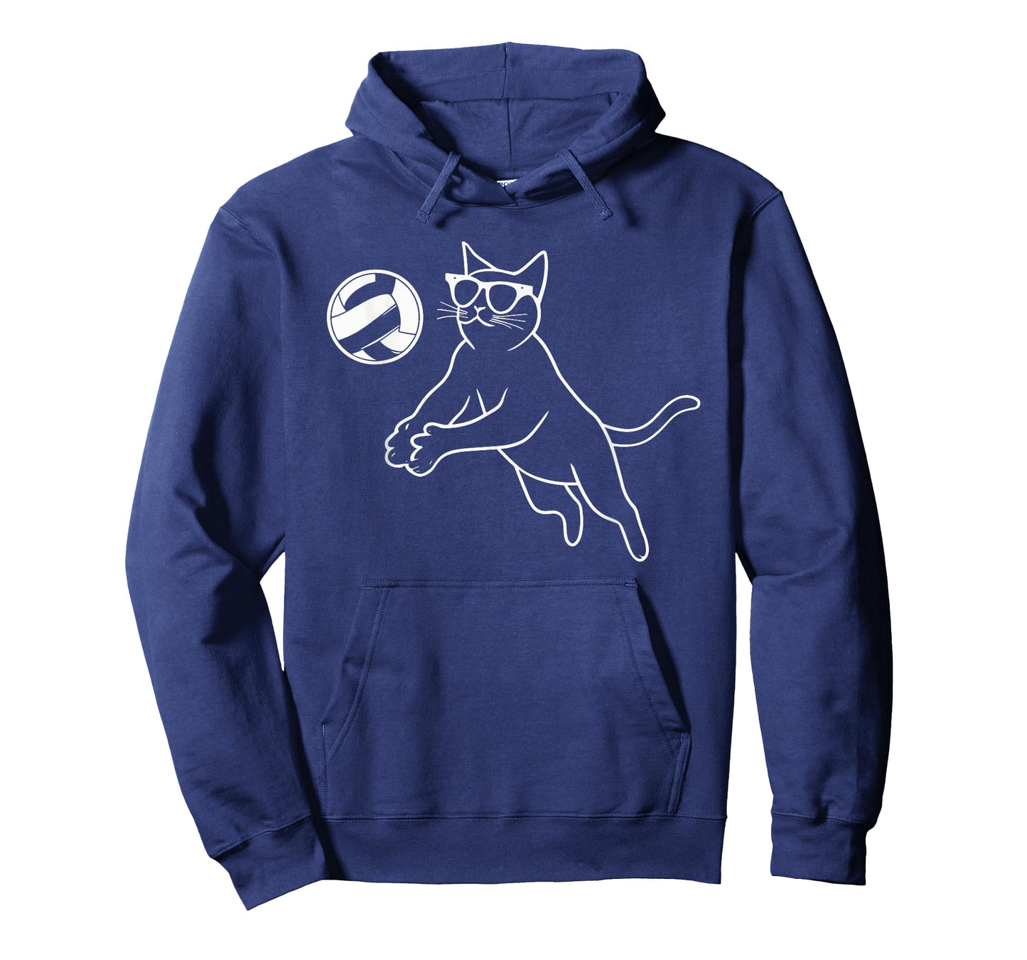 Cat Wearing Sunglasses Volleyball Cat T-Shirt