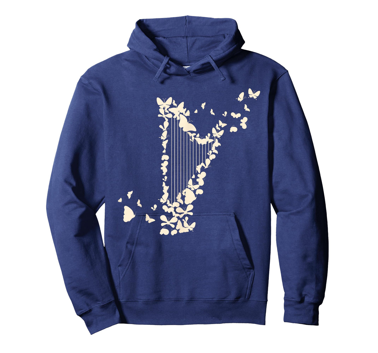 A Harp with Butterflies Harpist T-Shirt
