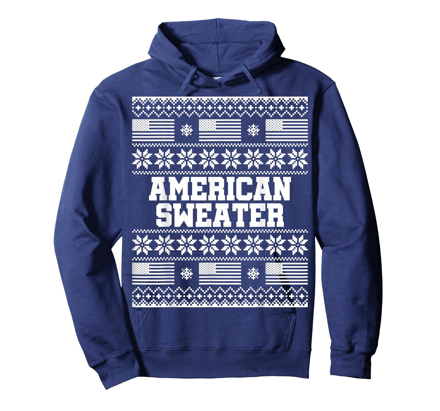 USA Flag American Sweater Men Women Christmas Ugly Sweater T-Shirt
