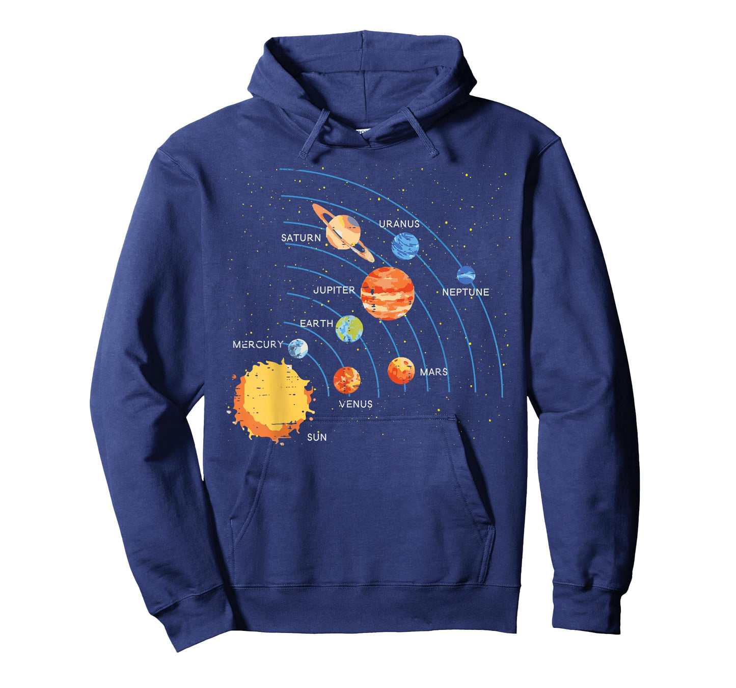 Solar System Sun Planets Orbit Space Galaxy Men Women Kids T-Shirt