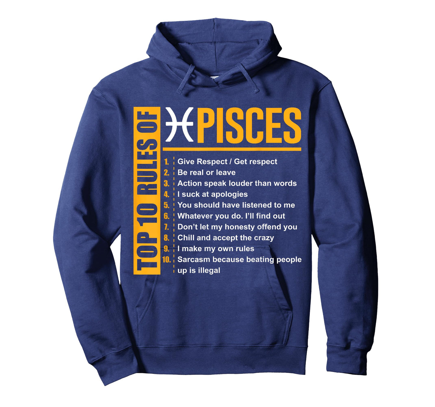 Top 10 Rules of Pisces Birthday Gifts T-Shirt T-Shirt