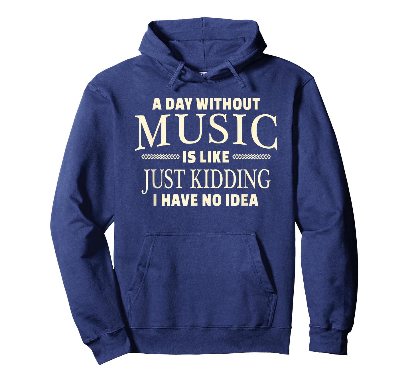 A Day Without Music T-Shirt for Teenage Girls and Boys T-Shirt