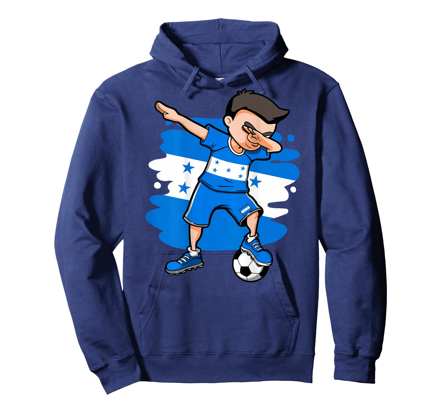 Dabbing Soccer Boy Honduras Jersey Honduran Football Lovers T-Shirt