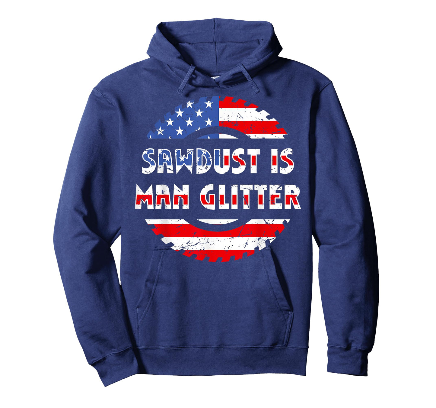 Sawdust Is Man Glitter T Shirt Woodworking Gift Wood Carver T-Shirt