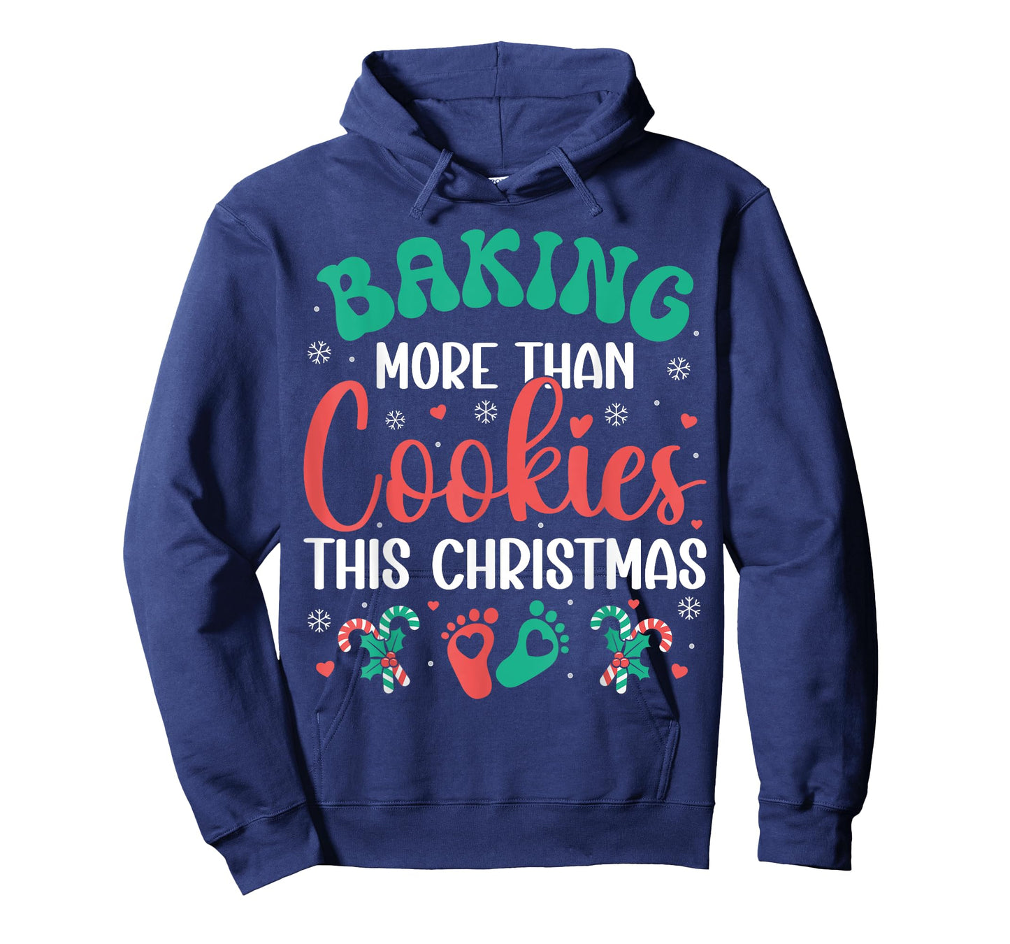 Baking More Than Cookies This Christmas Pregnancy Funny T-Shirt