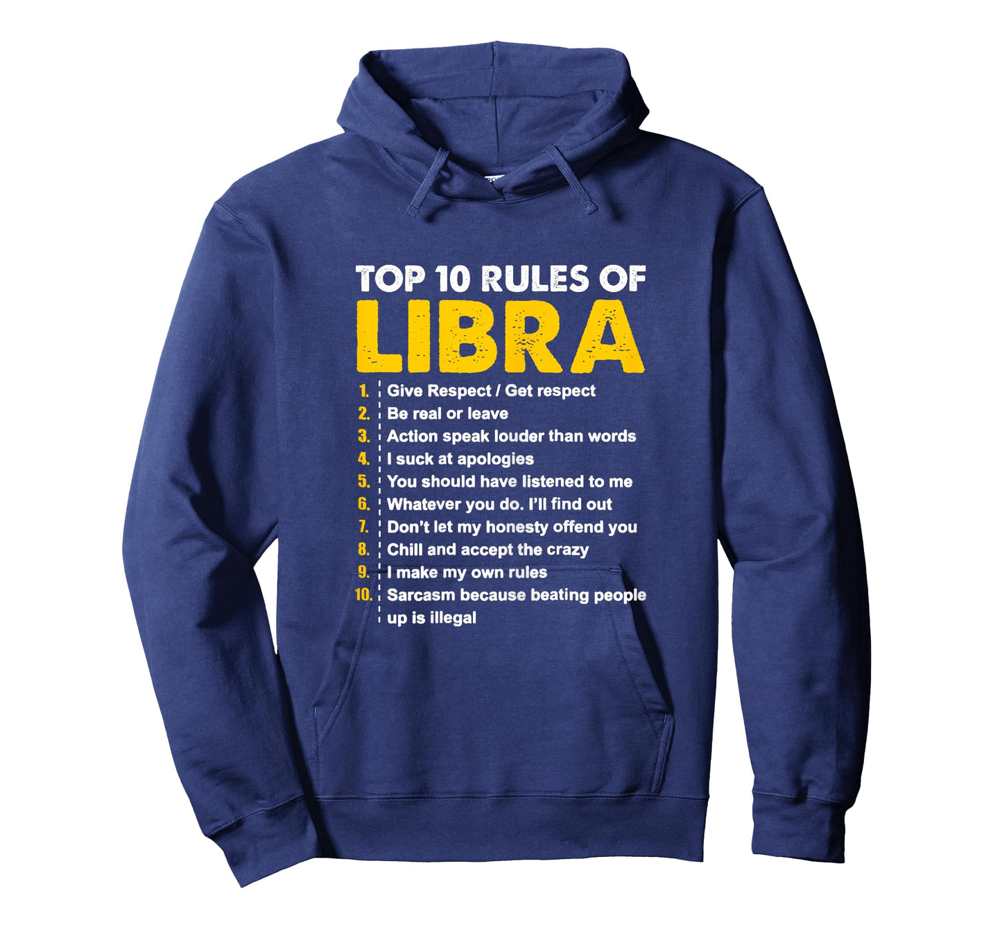 Top 10 Rules Libra Horoscope Birthday Gift T-Shirt