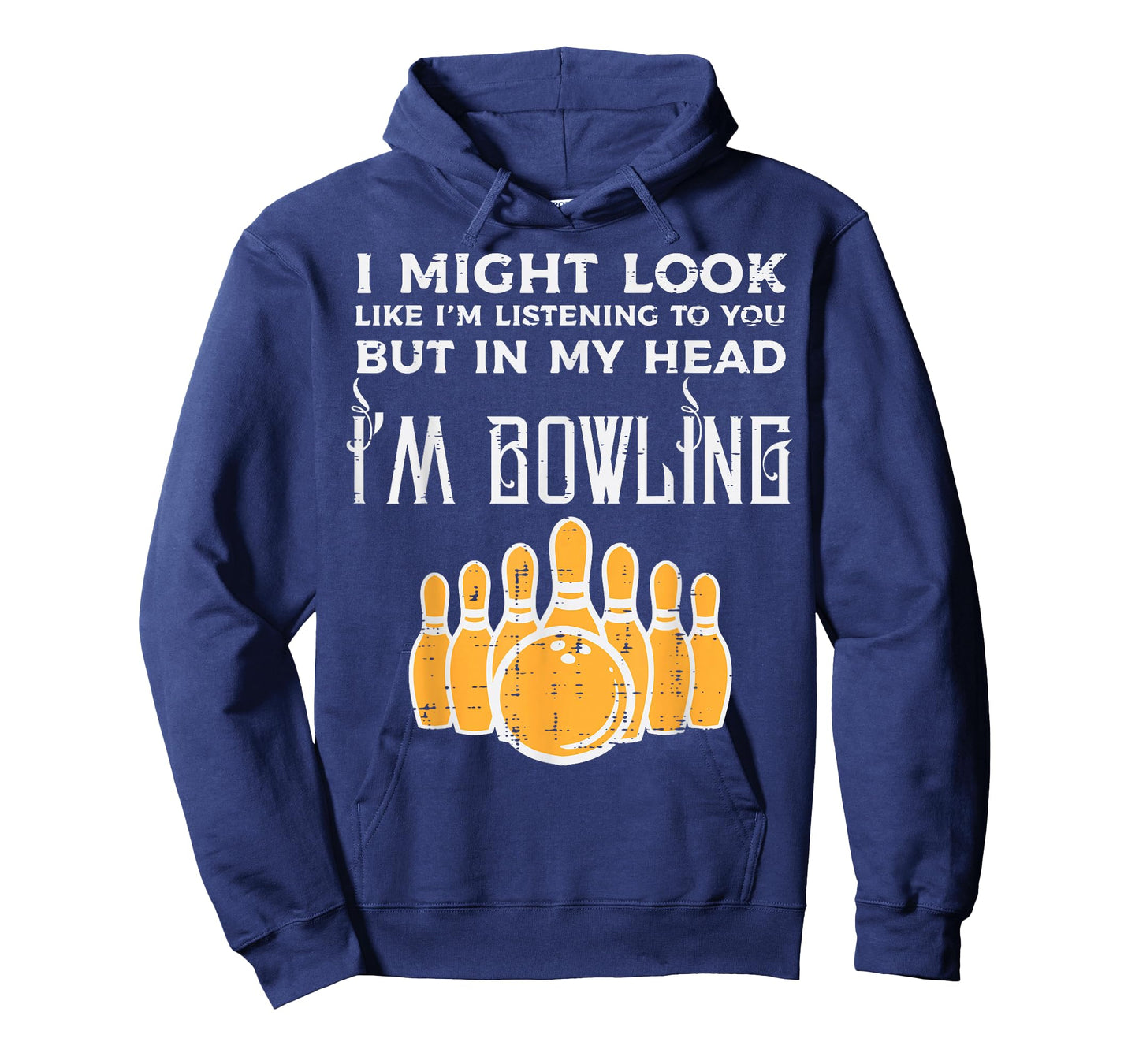Might Look Im Listening Bowling Funny Bowler Men Women Kids T-Shirt