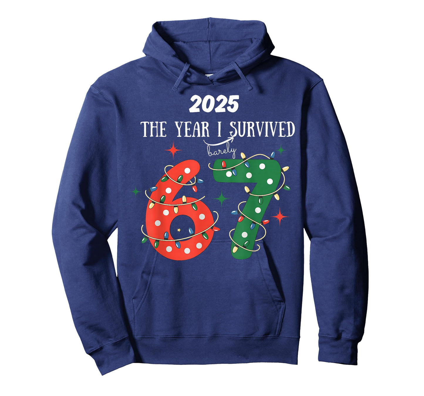 2025 The Year I Survived 67 Funny Meme Six Seven Christmas T-Shirt