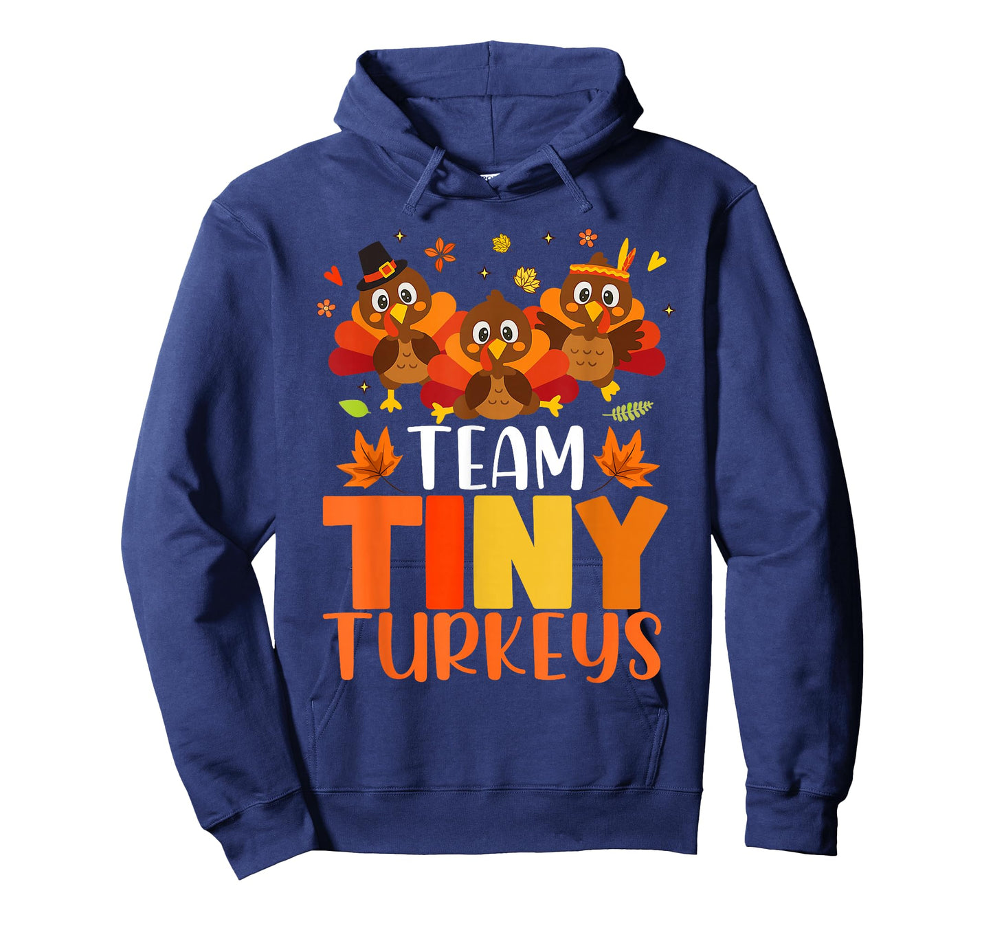 Cute Team Tiny Turkeys Neonatal NICU Nurse Thanksgiving Fall T-Shirt