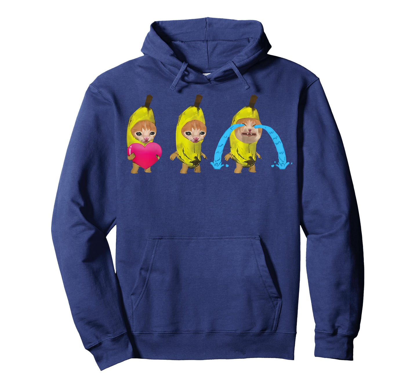 Funny Cat Meme Cat Silly Banana Cute Cat Kitty Cat Lover Men Women Kids T-Shirt