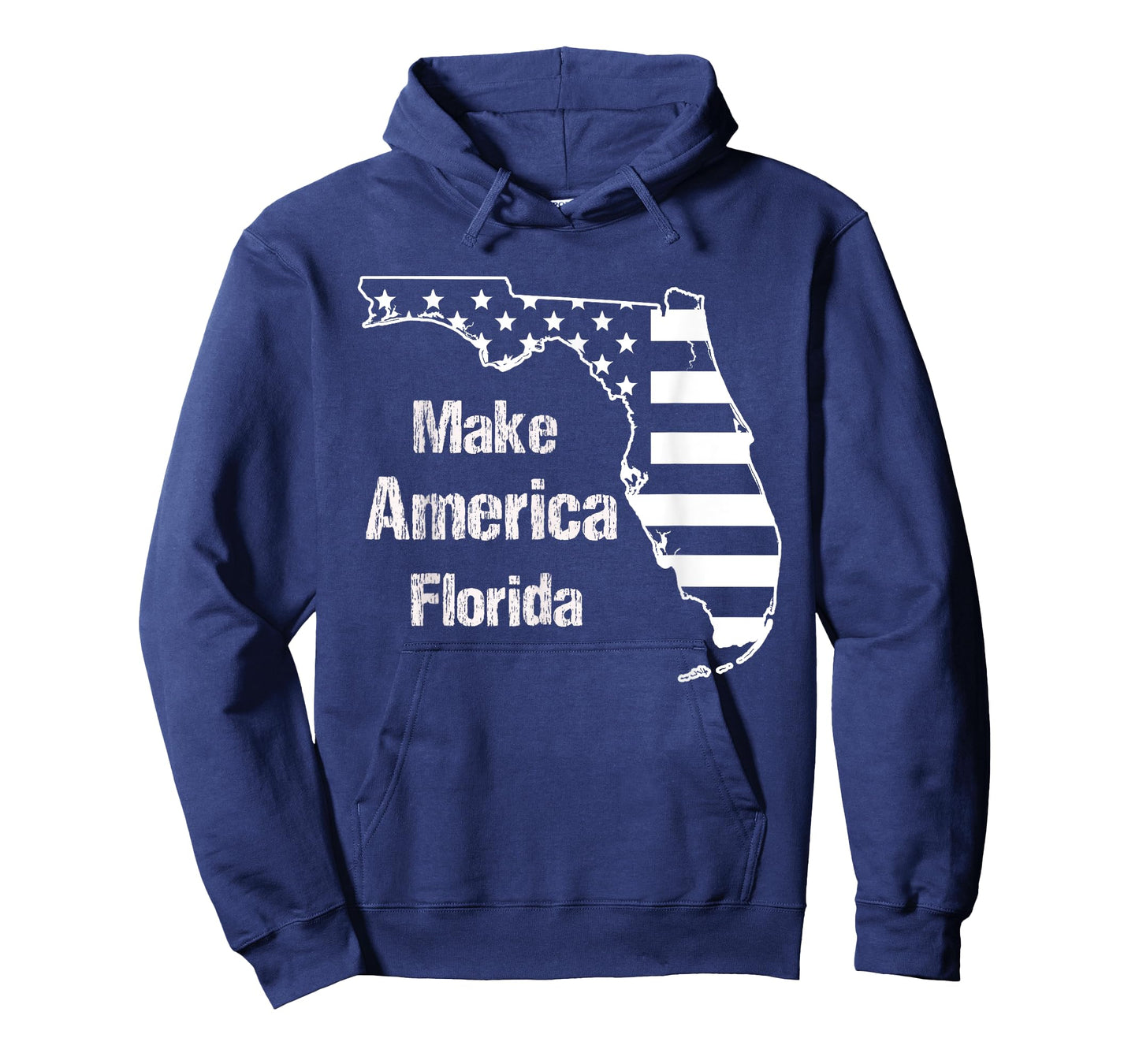 Funny Make America Florida American Flag Retro Vintage T-Shirt