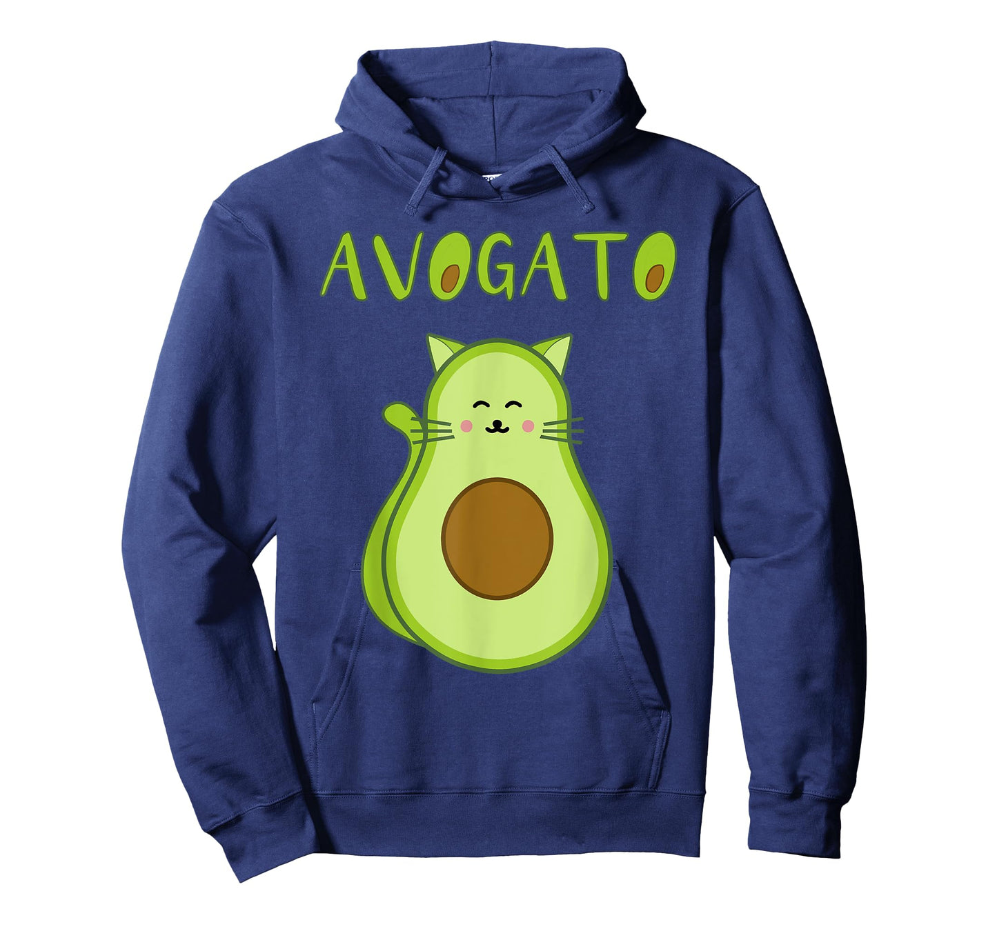 Funny Avogato Christmas Avocado Cat Foodie Design Lover Kids T-Shirt