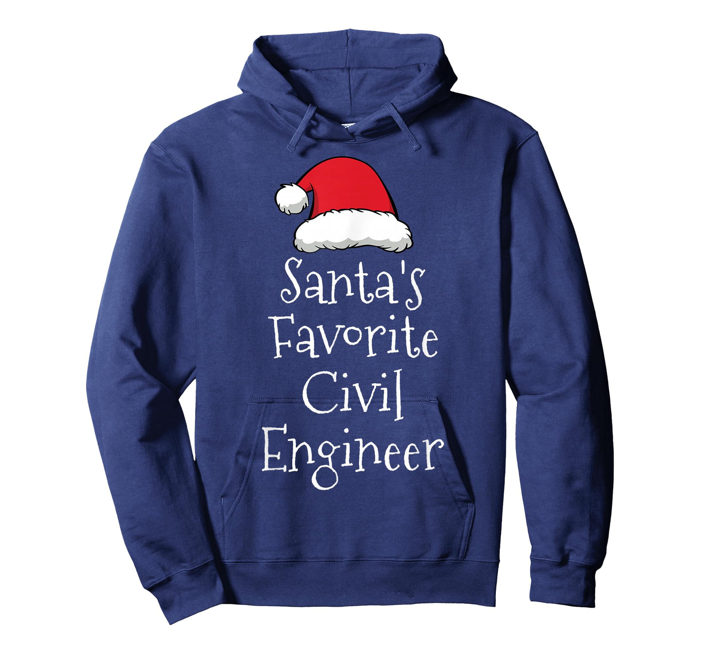 Santas Favorite Civil Engineer - Christmas Funny Gift Pajama T-Shirt