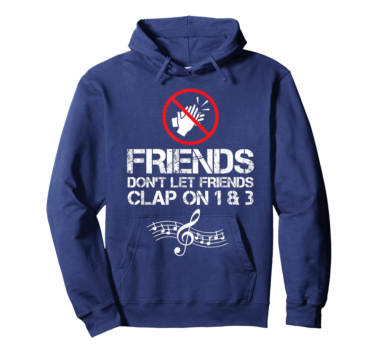 Friends Don't Let Friends Clap 1 and 3 Drummers T-Shirt