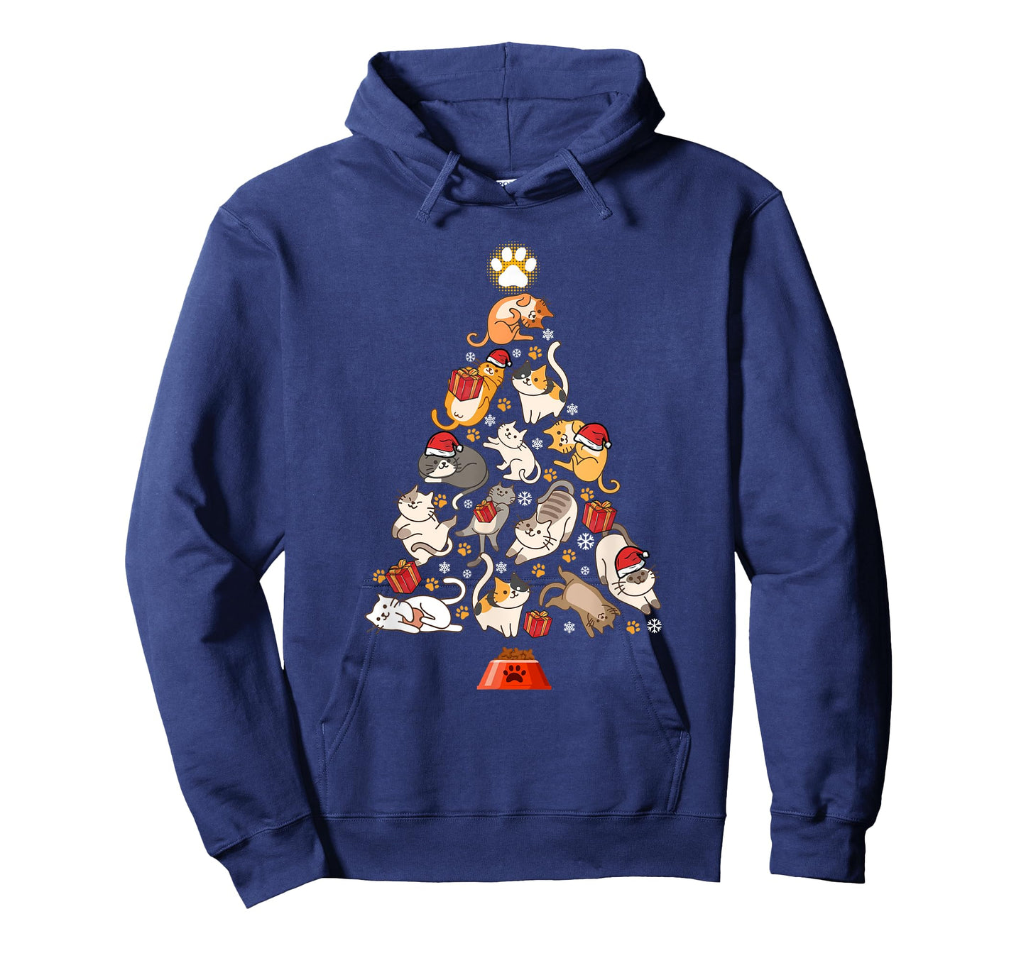 Funny Cats Christmas Men Kids Women Cat Ugly Christmas T-Shirt