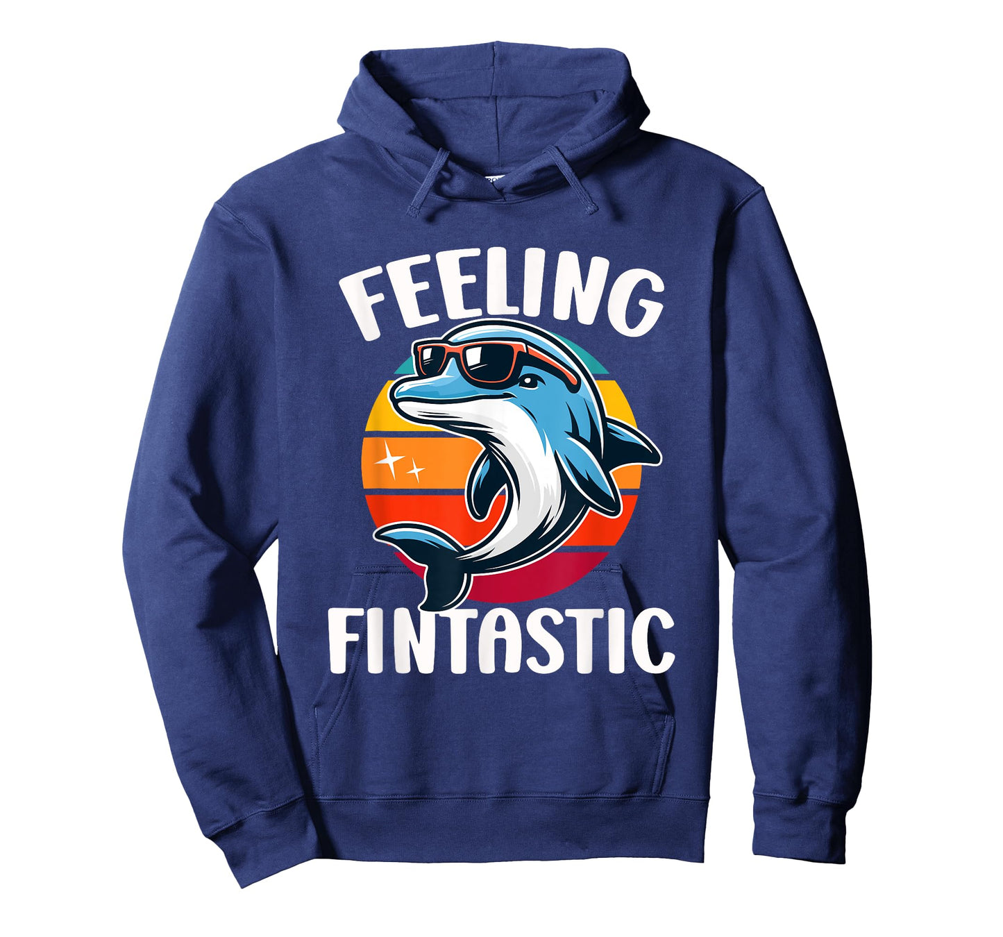 Feeling Fintastic Funny Dolphin Kids Ocean Marine Wildlife T-Shirt