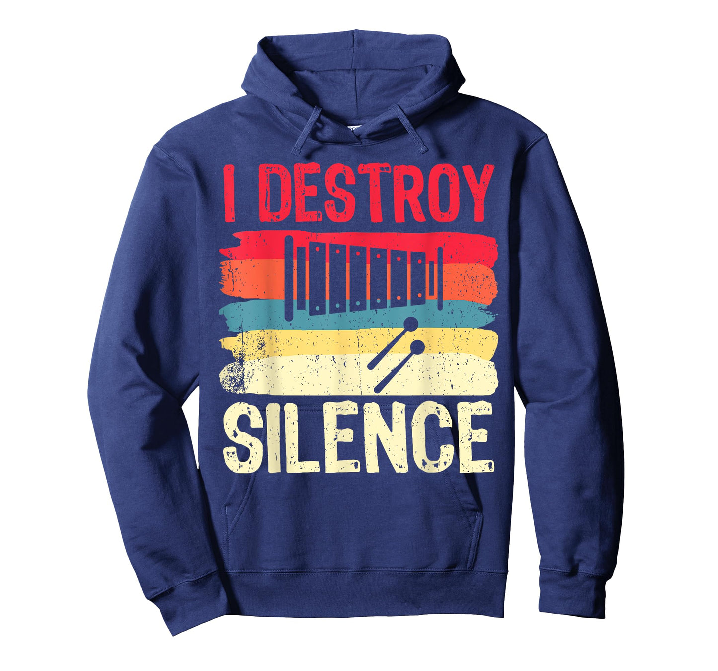 Funny Glockenspiel Shirt I Destroy Silence Musician Player T-Shirt