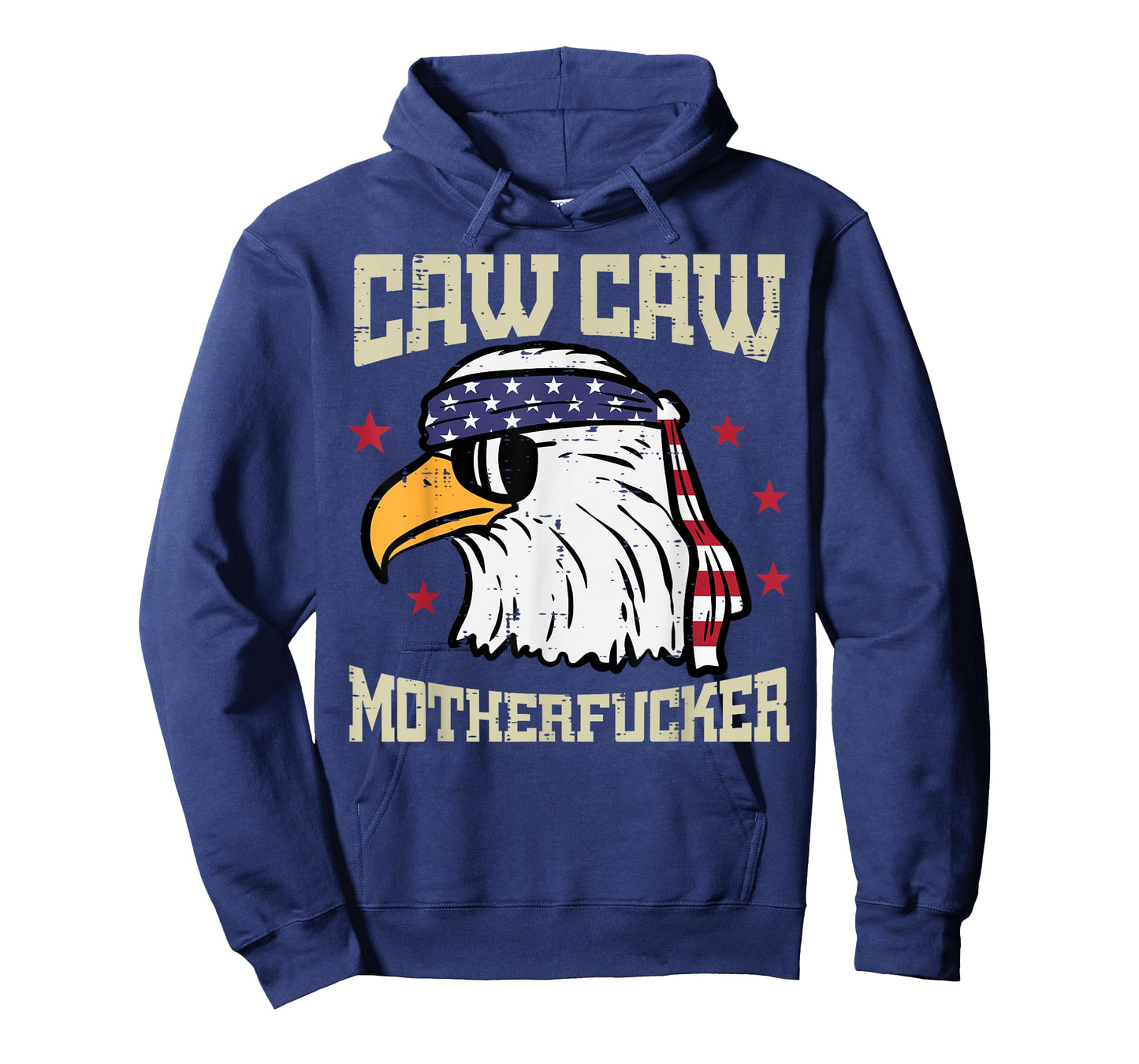 4th Of July Bald Eagle Caw Caw Funny Patriotic Men Women T-Shirt