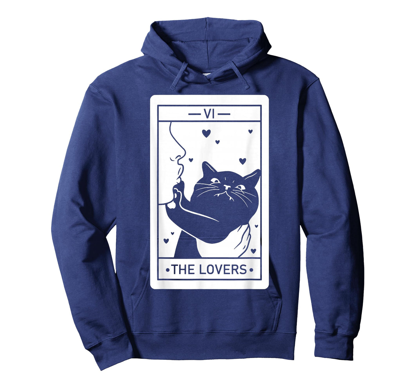 The Lovers Cat Humor Tarot Card Halloween Black Cats Lover T-Shirt