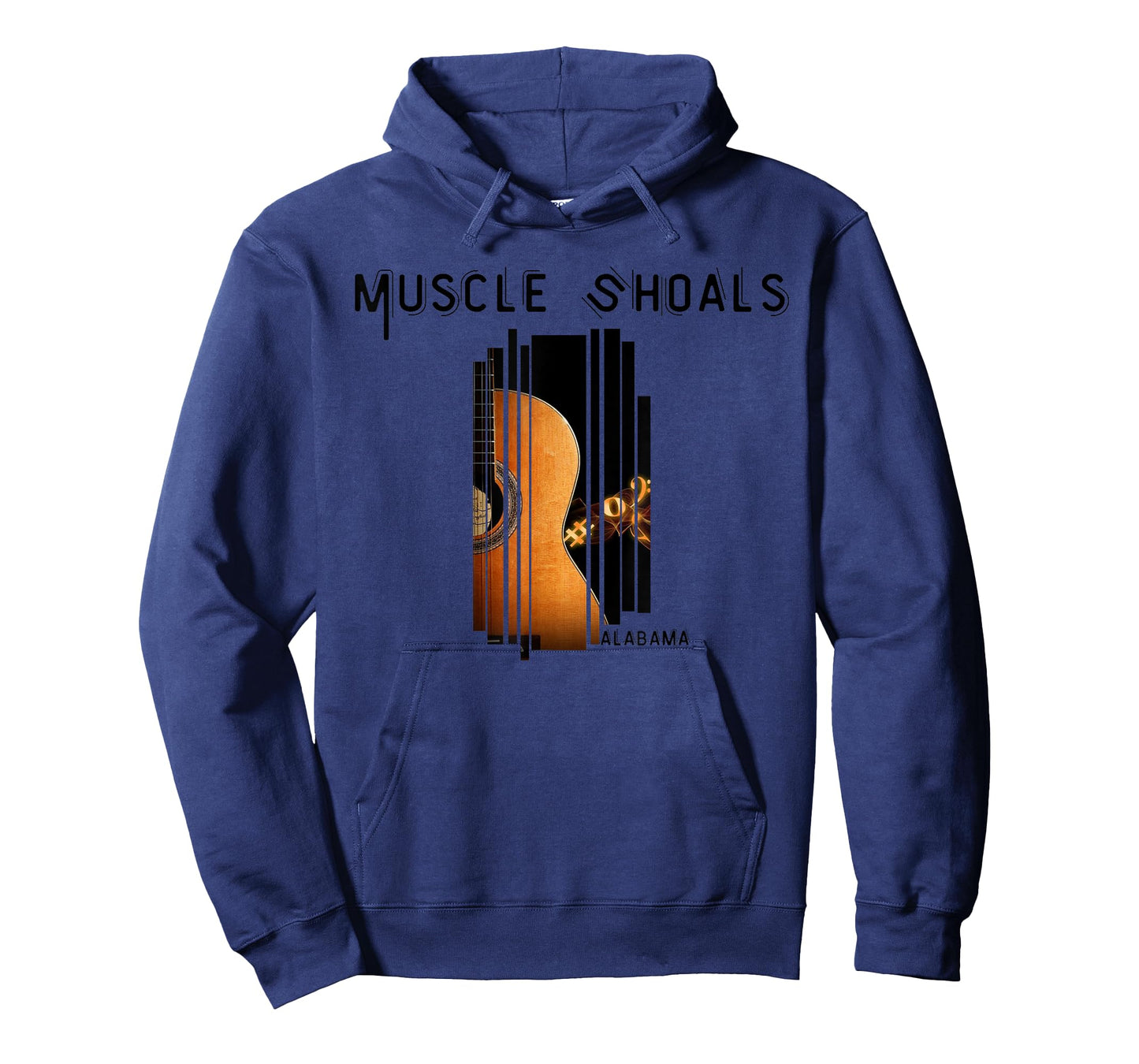 Muscle Shoals Alabama AL Distressed Grunge Text Music City T-Shirt