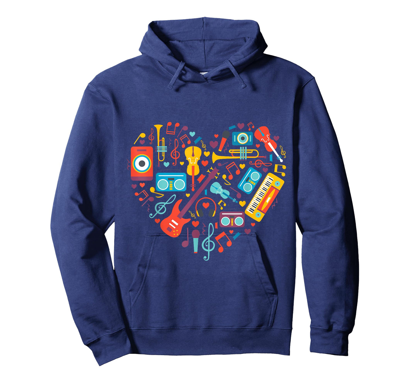 Music Notes Heart Musician instruments men women kids gifts T-Shirt