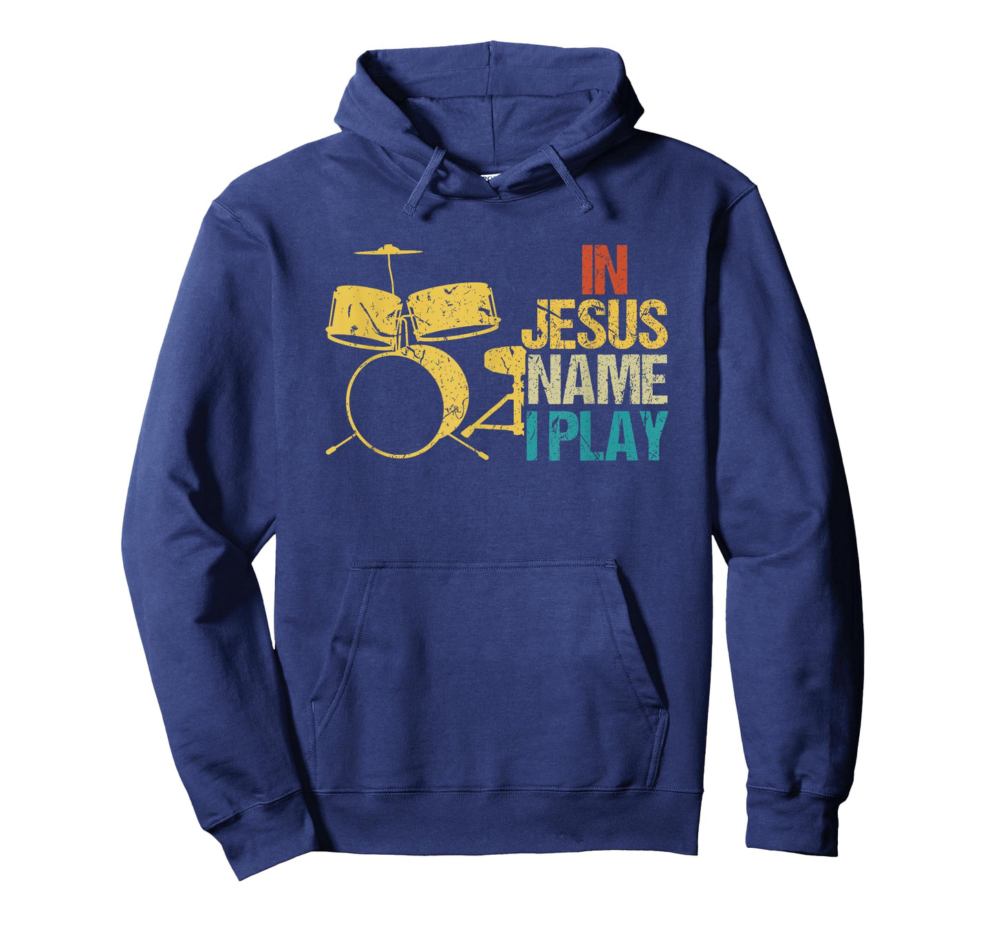 In Jesus Name I Play for Drums Christian Music Lover Gift T-Shirt