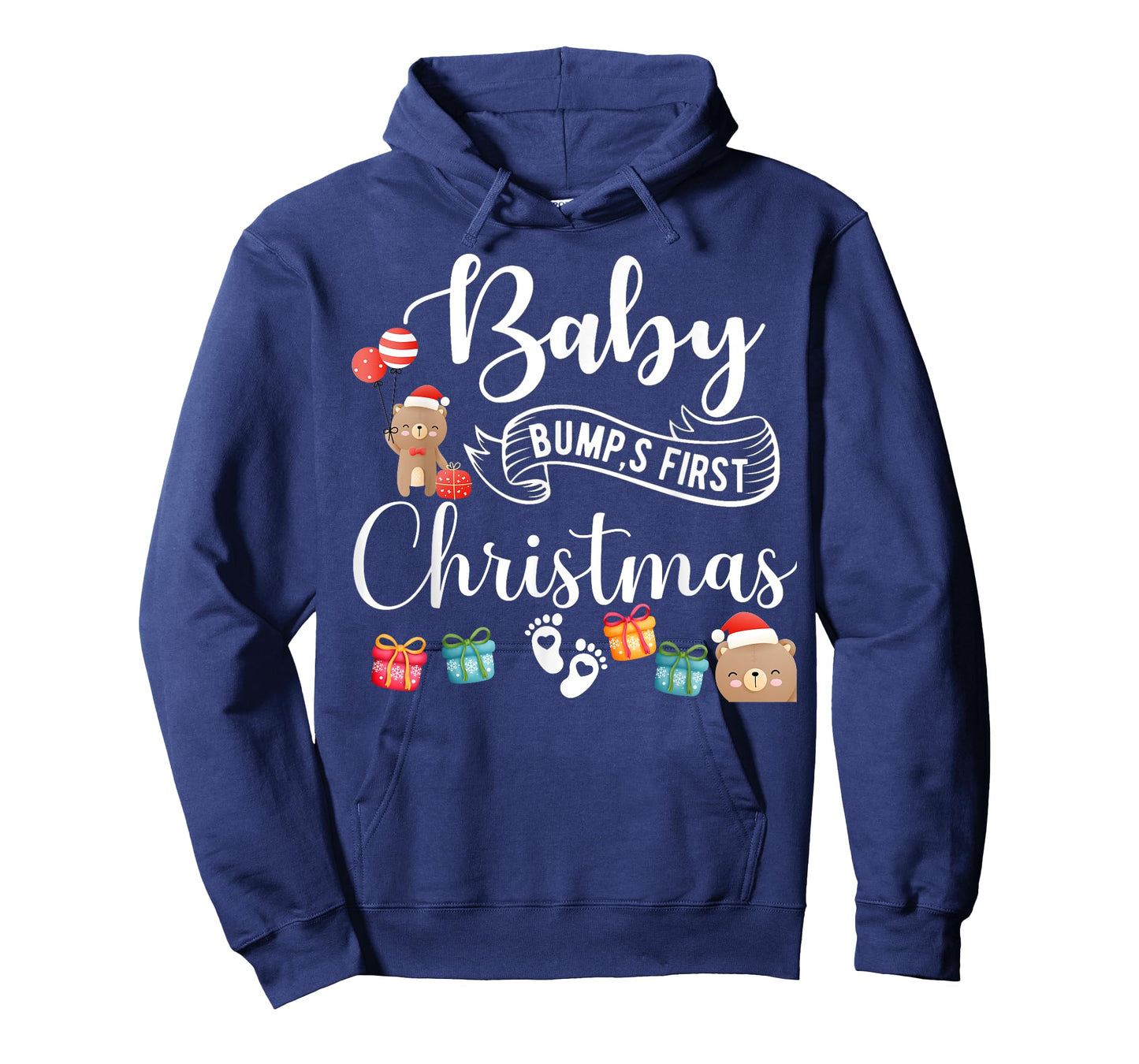 Cute Pregnancy Announcement Baby Bump First Christmas T-Shirt