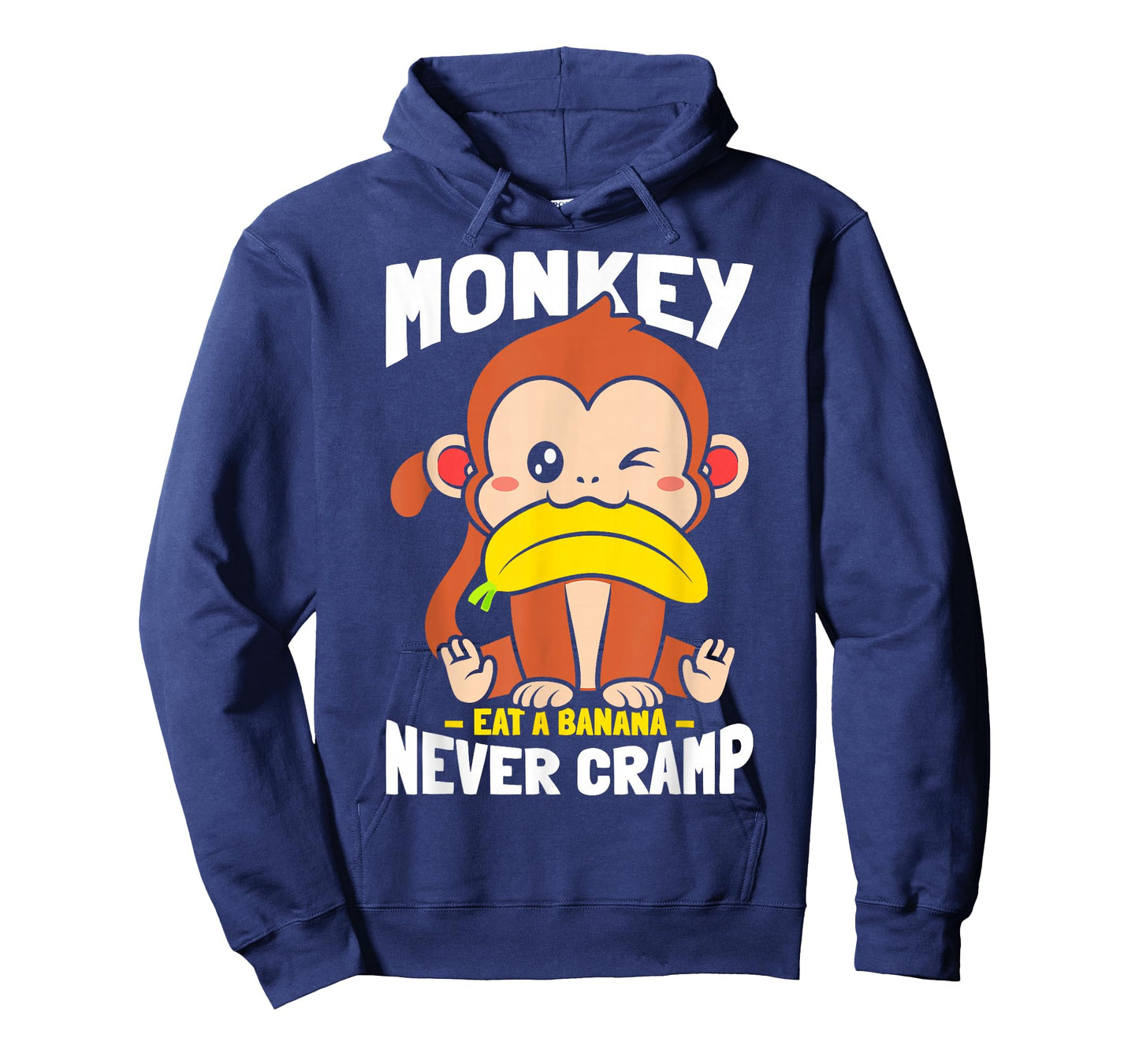Monkey Eating Banana Never Cramp T-Shirt