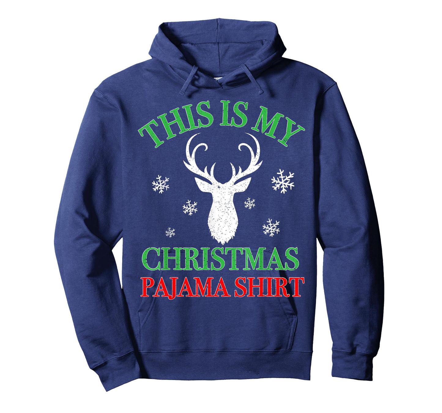 This Is My Christmas Pajama Shirt Snow Reindeer Xmas Gift