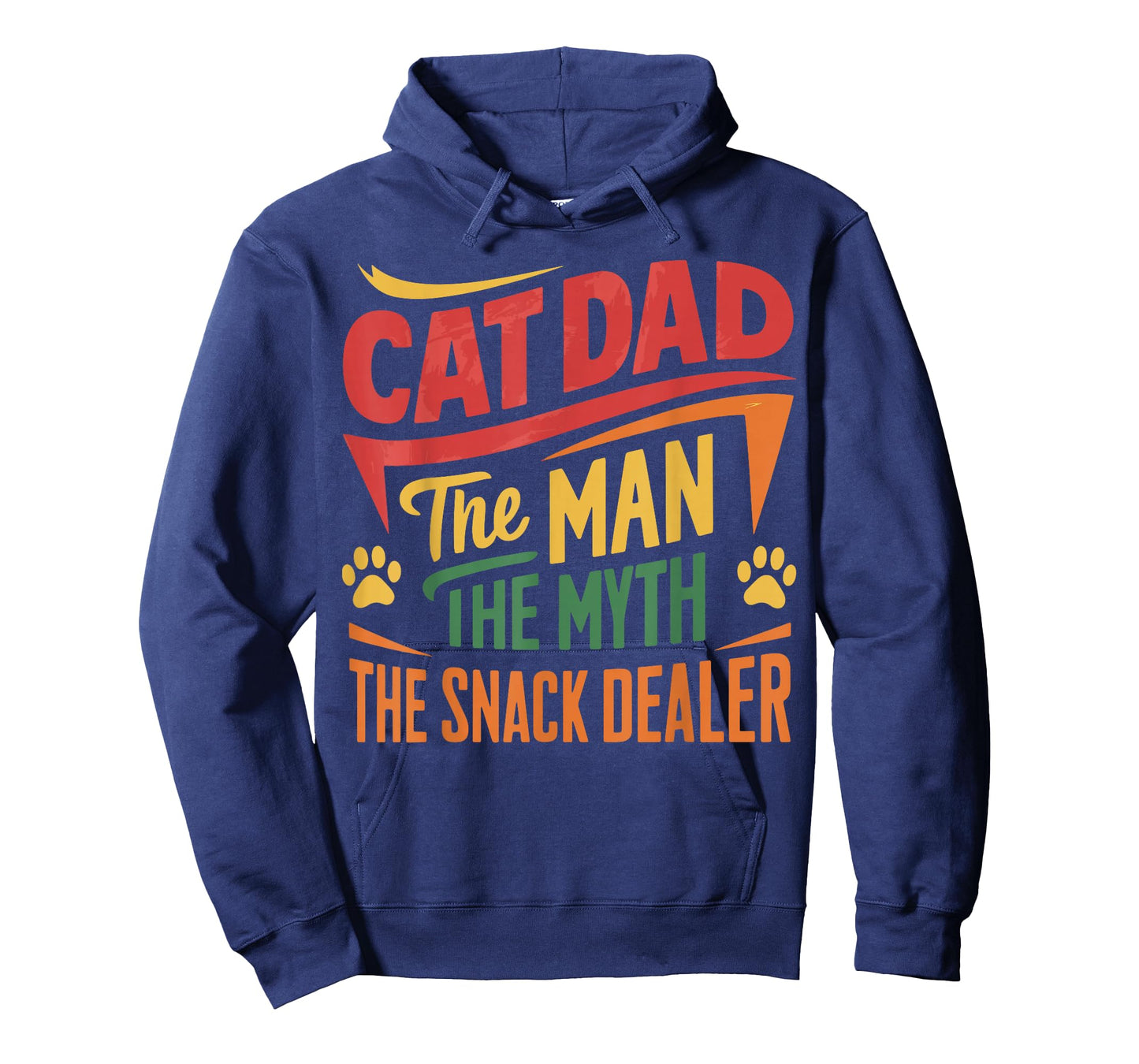 Cat Dad The Man The Myth The Snack Dealer T-Shirt