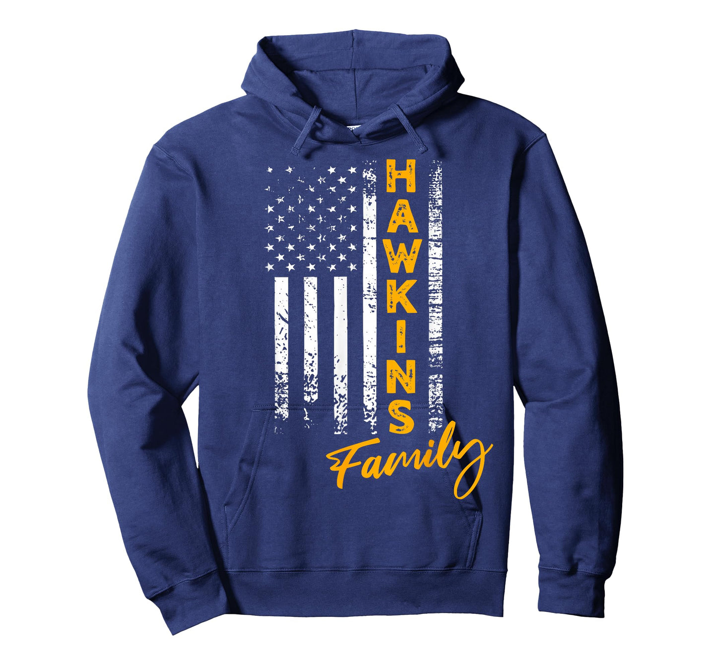 Hawkins Surname American Hawkins Last Name Hawkins T-Shirt